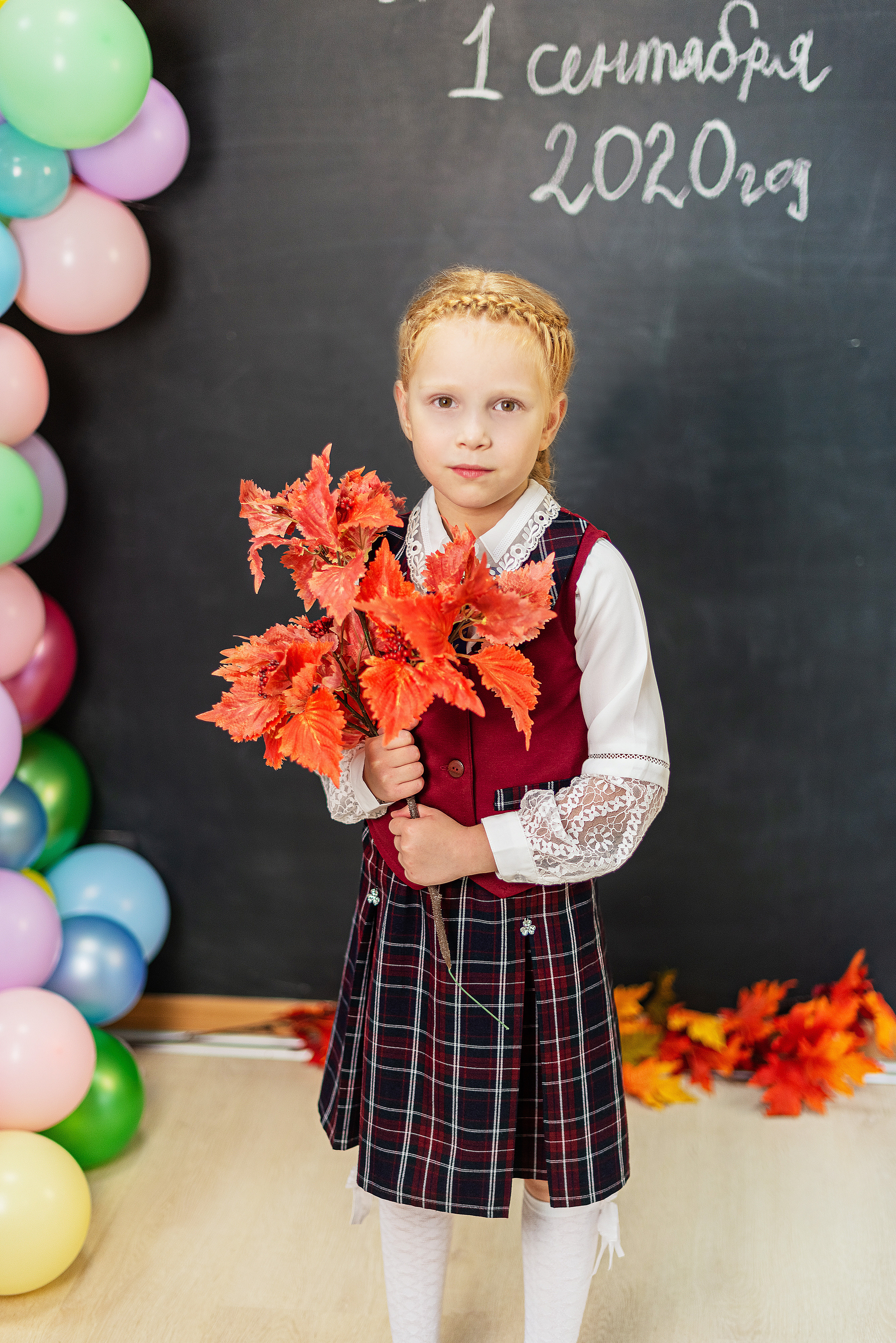 Студийная съемка первоклашек. Семейный и свадебный фотограф во Владивостоке
