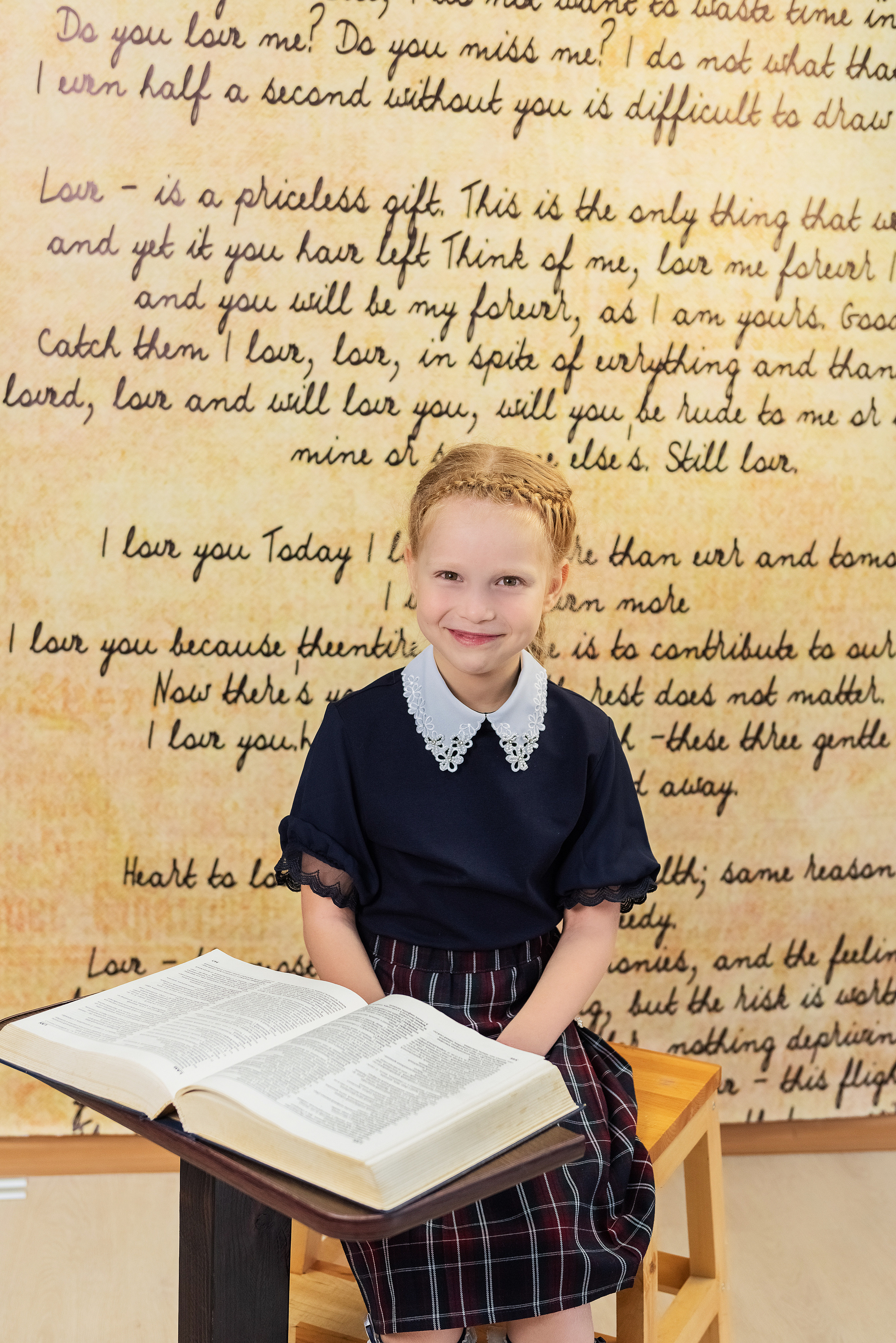 Студийная съемка первоклашек. Семейный и свадебный фотограф во Владивостоке