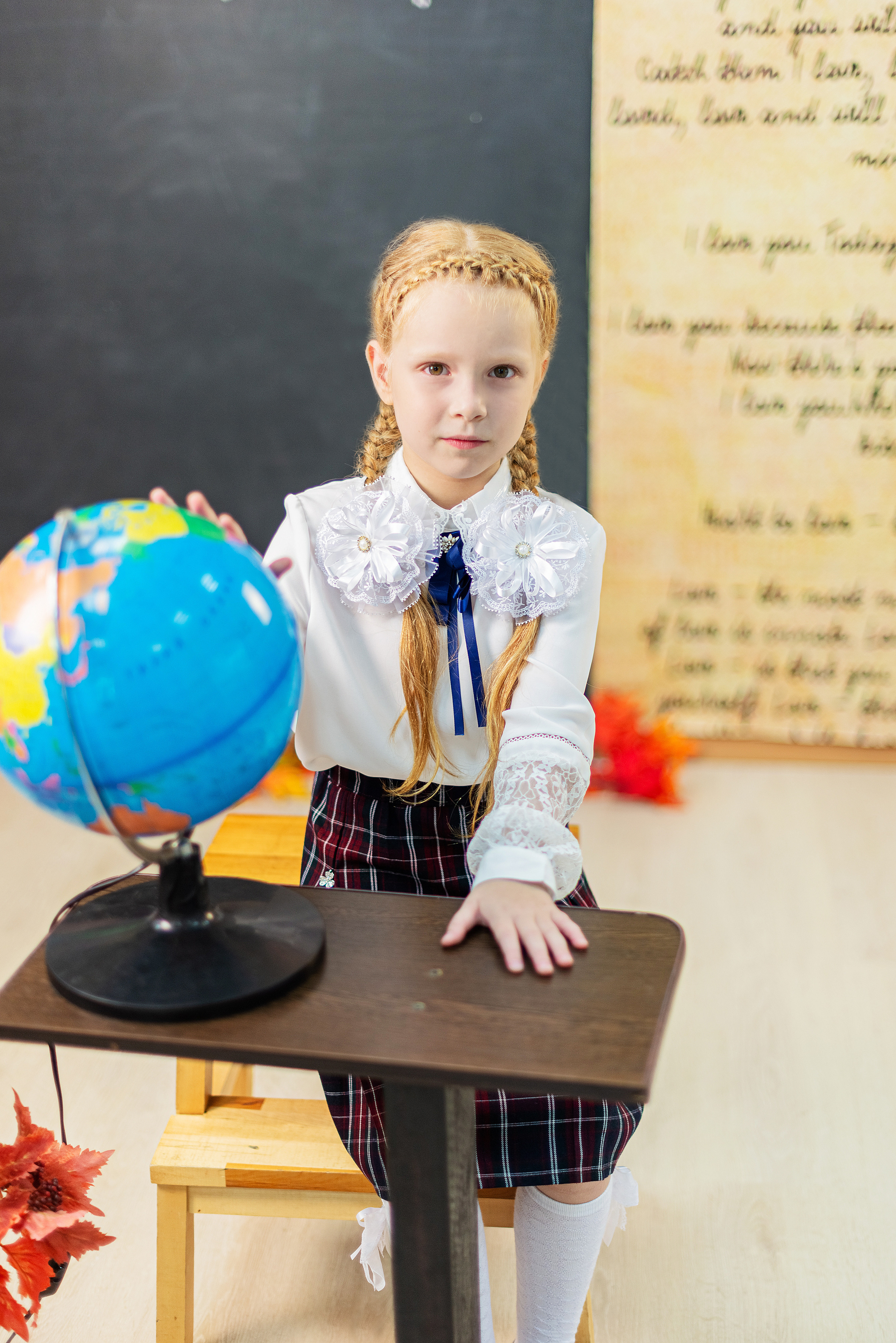 Студийная съемка первоклашек. Семейный и свадебный фотограф во Владивостоке