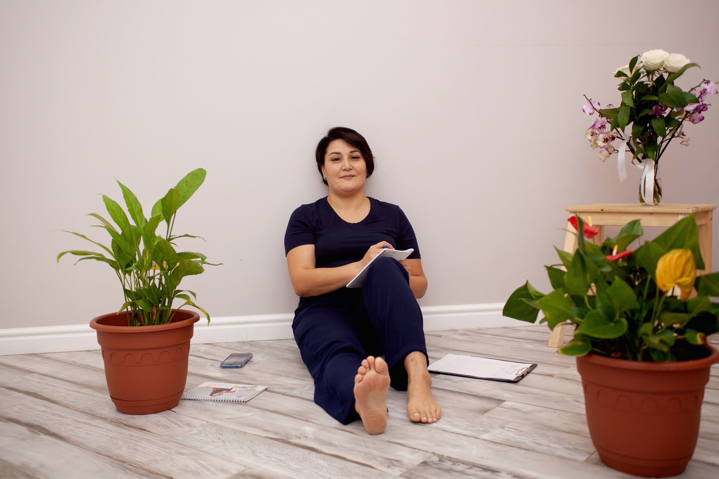 Контент съёмка для массажиста