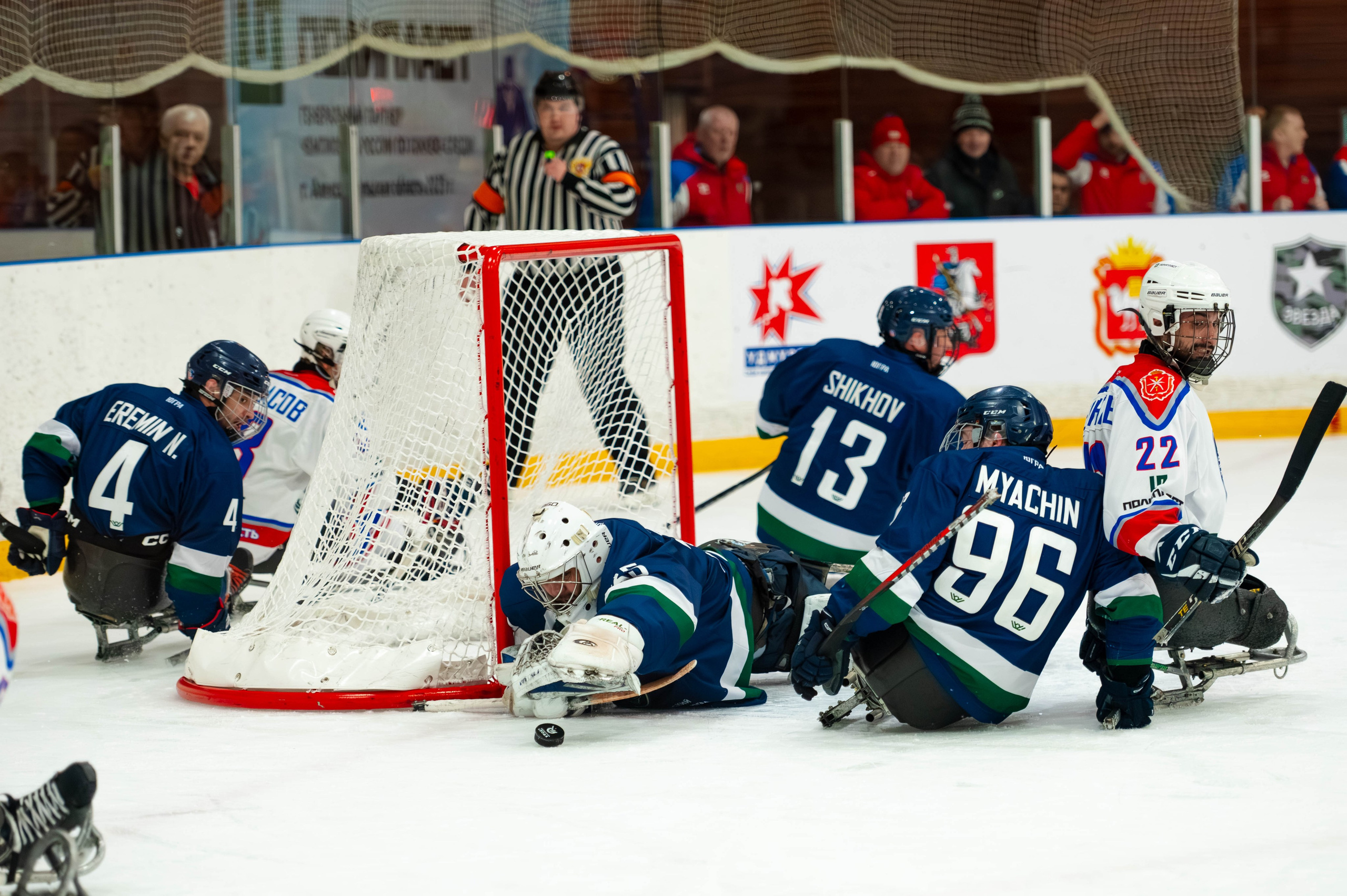 ЧР по хоккею следж. Алексин, 2025. Спортивный фотограф в Туле и Тульской области. Файсханова Фото Спорт