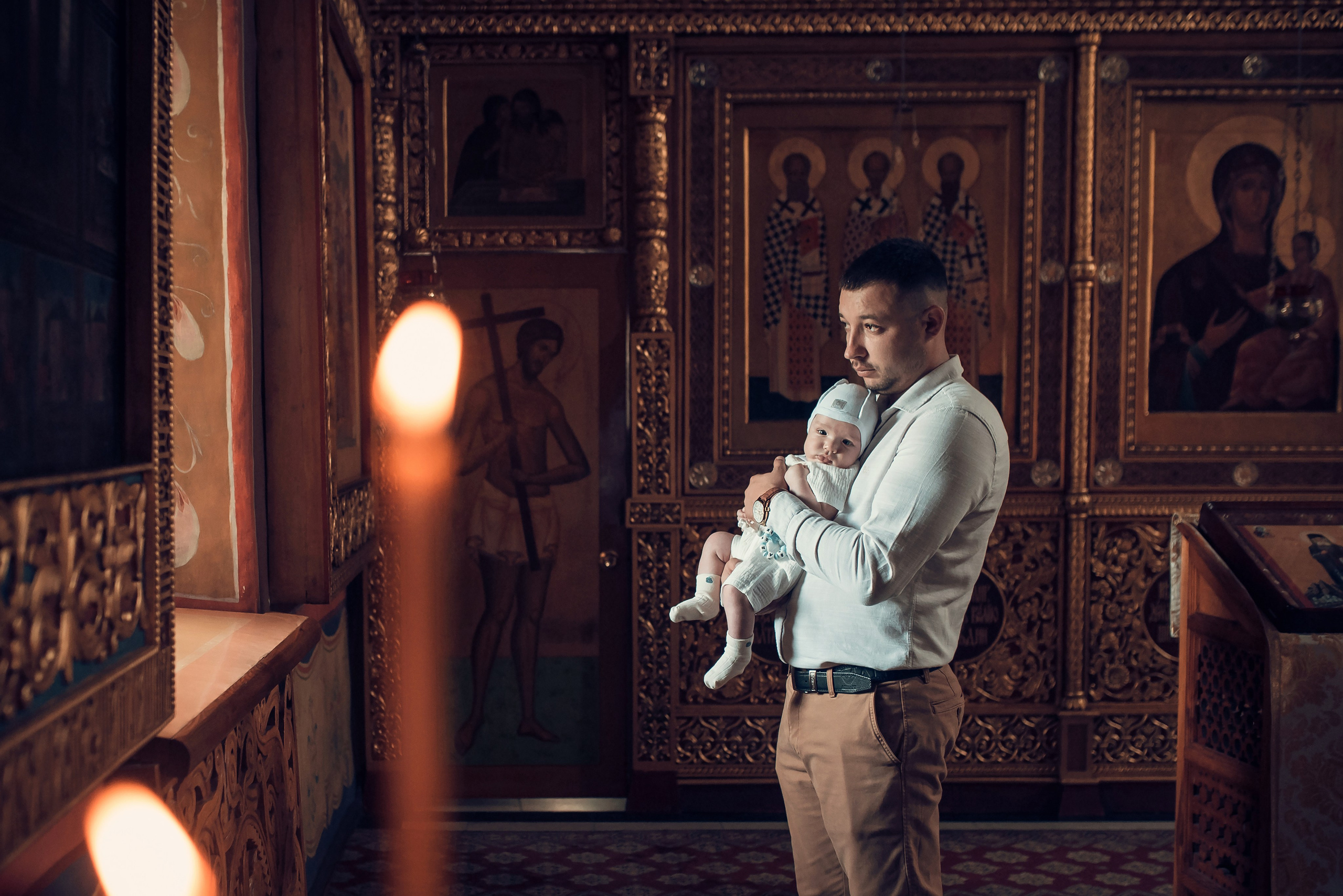 Таинство Крещения Спасо-Преображенский храм. Семейный фотограф Олеся Батурина Рязань