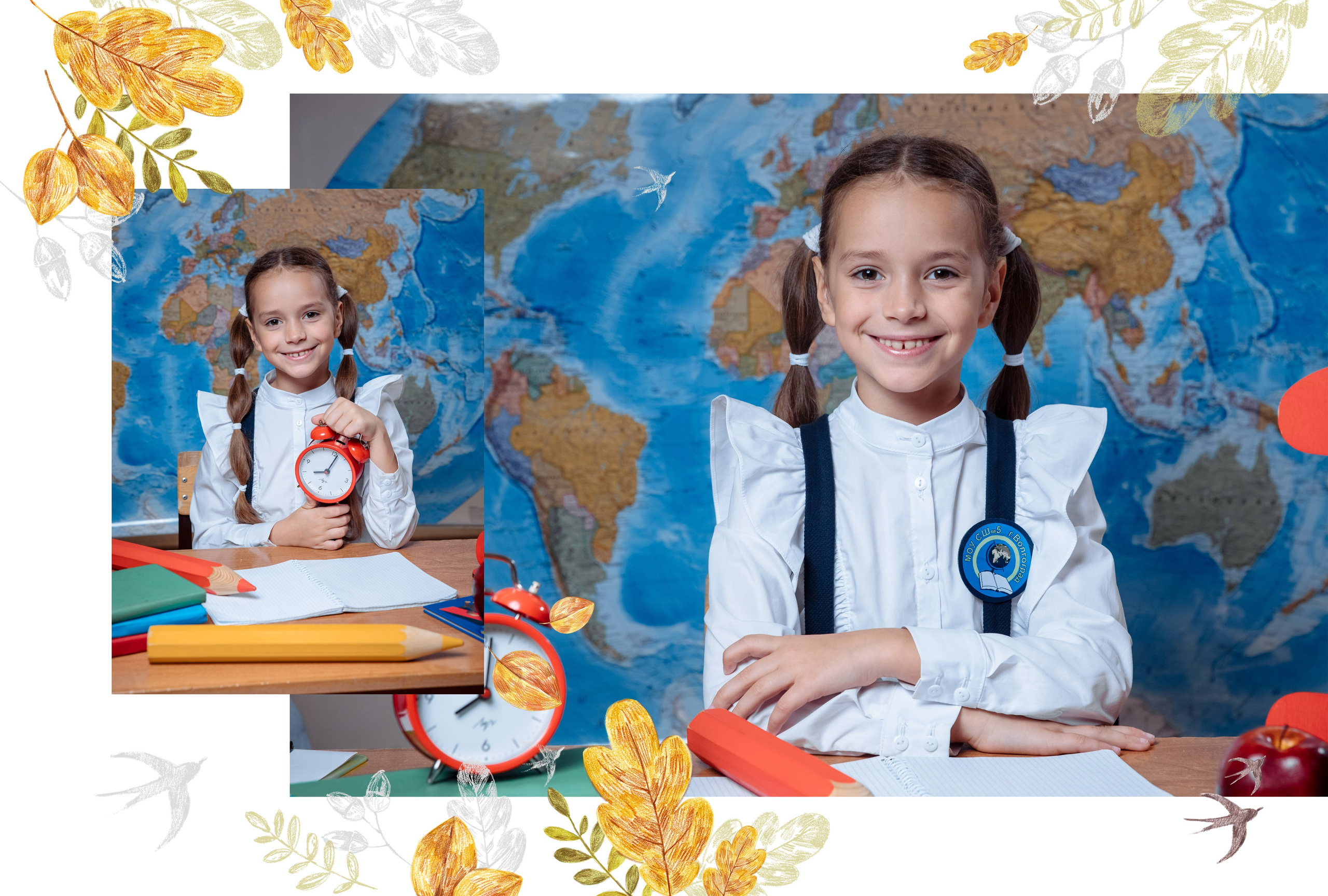 Первоклашки. Выпускные школьные фото­альбомы для школ и детских садов в Волгограде и Волжском