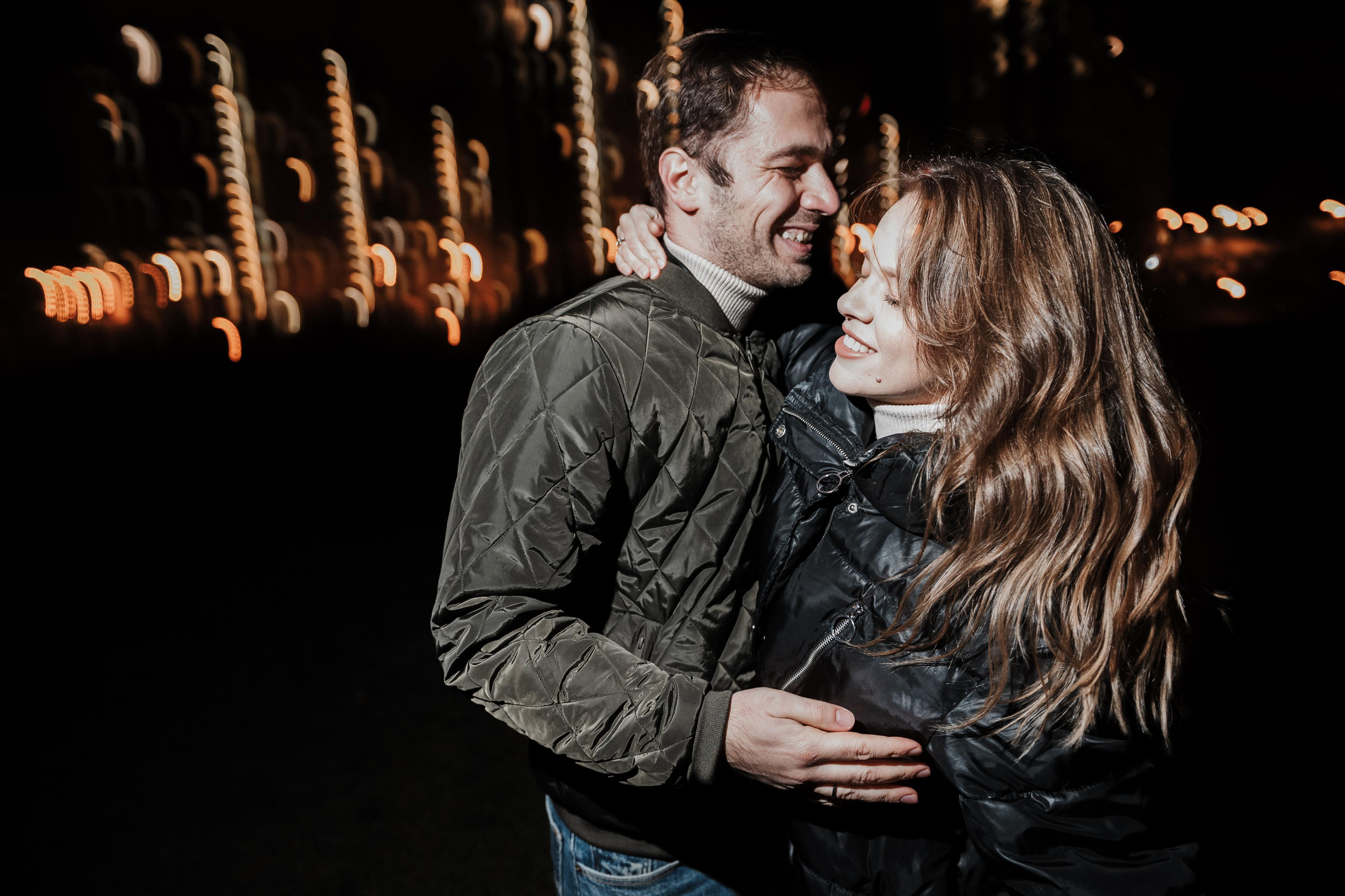 Вечернее Love story. Свадебный фотограф Москва — Сергей и Татьяна