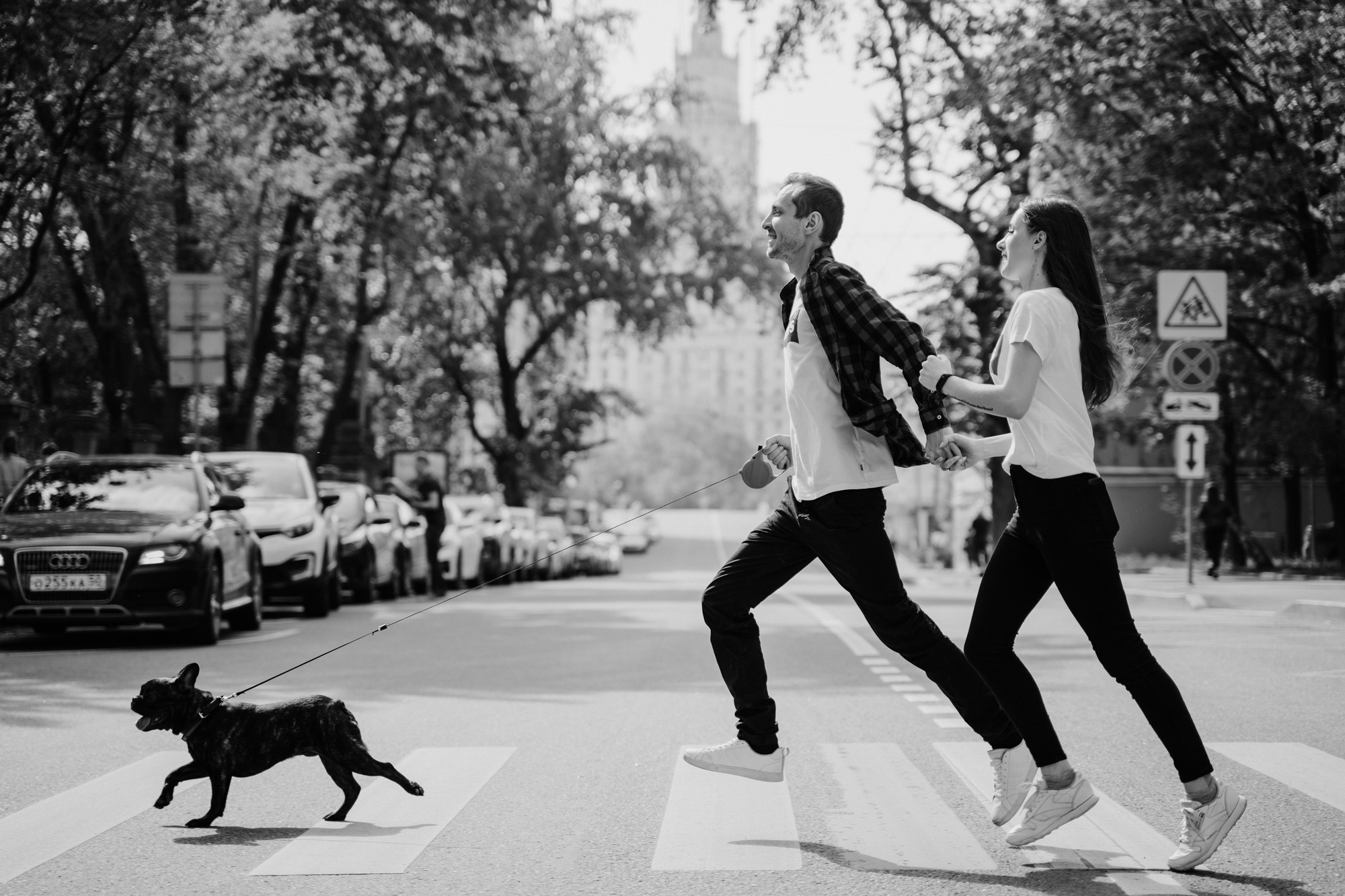 Фотосъемка лав стори Маши и Артема в центре Москвы