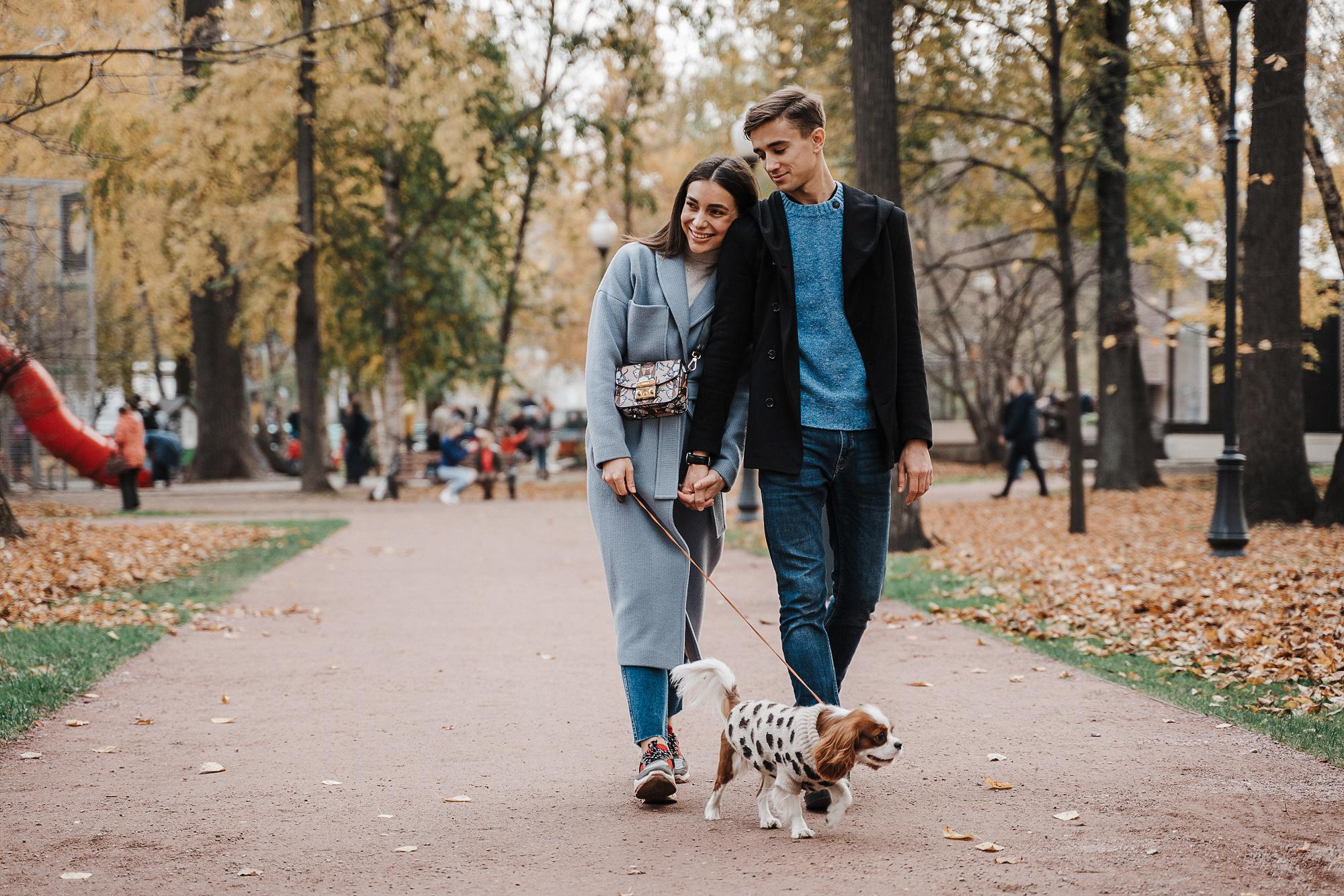 Фотосессия в Парке Горького. Свадебный фотограф Москва — Сергей и Татьяна