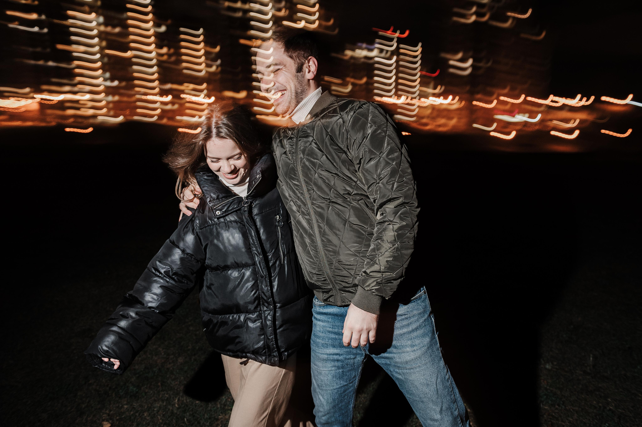 Вечернее Love story. Свадебный фотограф Москва — Сергей и Татьяна