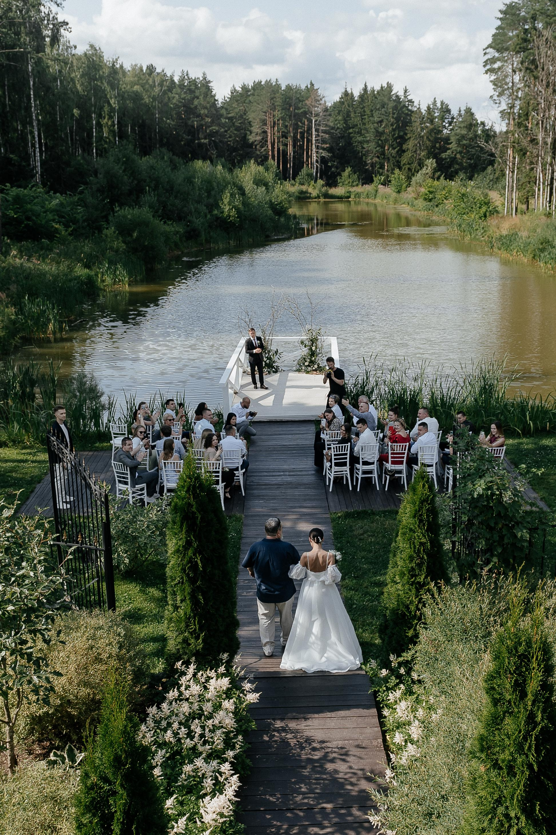 Свадьба на площадке Дом у озера. Свадебный фотограф Москва — Сергей и Татьяна