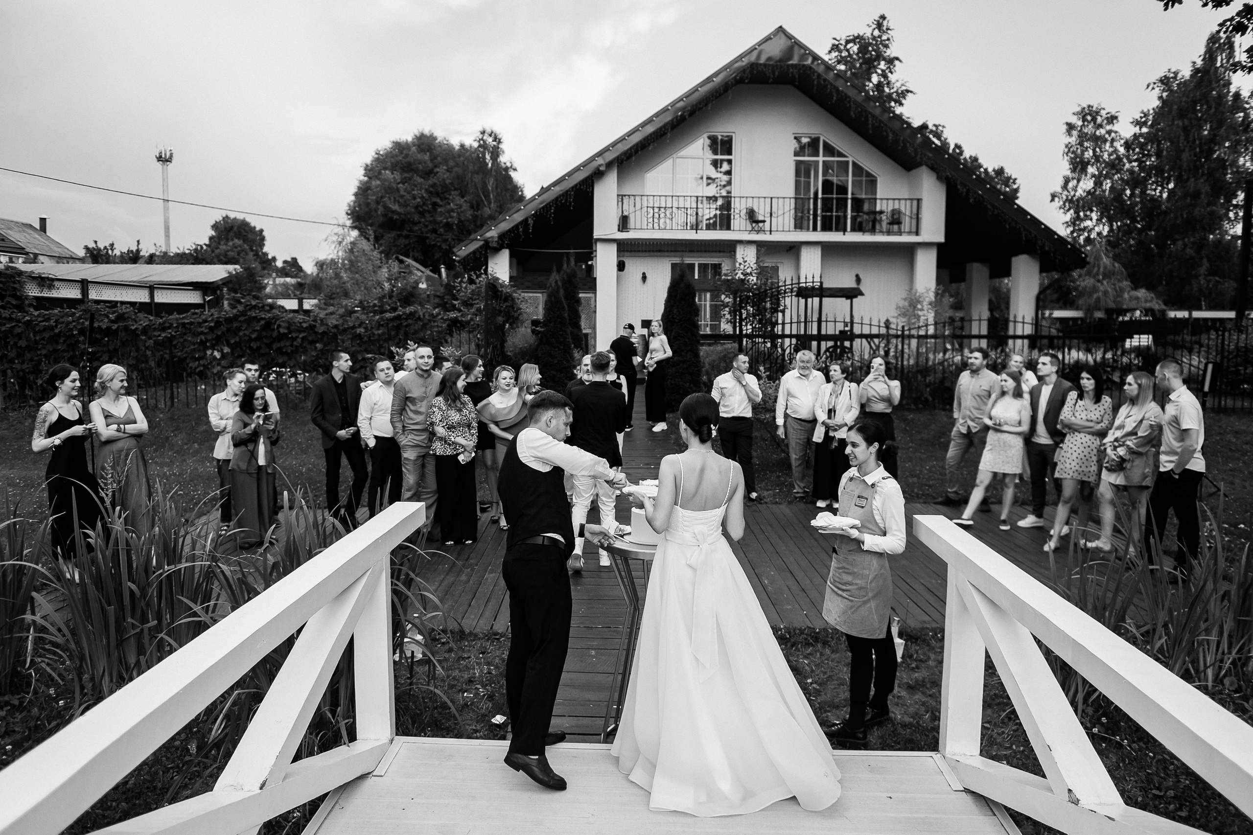 Свадьба на площадке Дом у озера. Свадебный фотограф Москва — Сергей и Татьяна