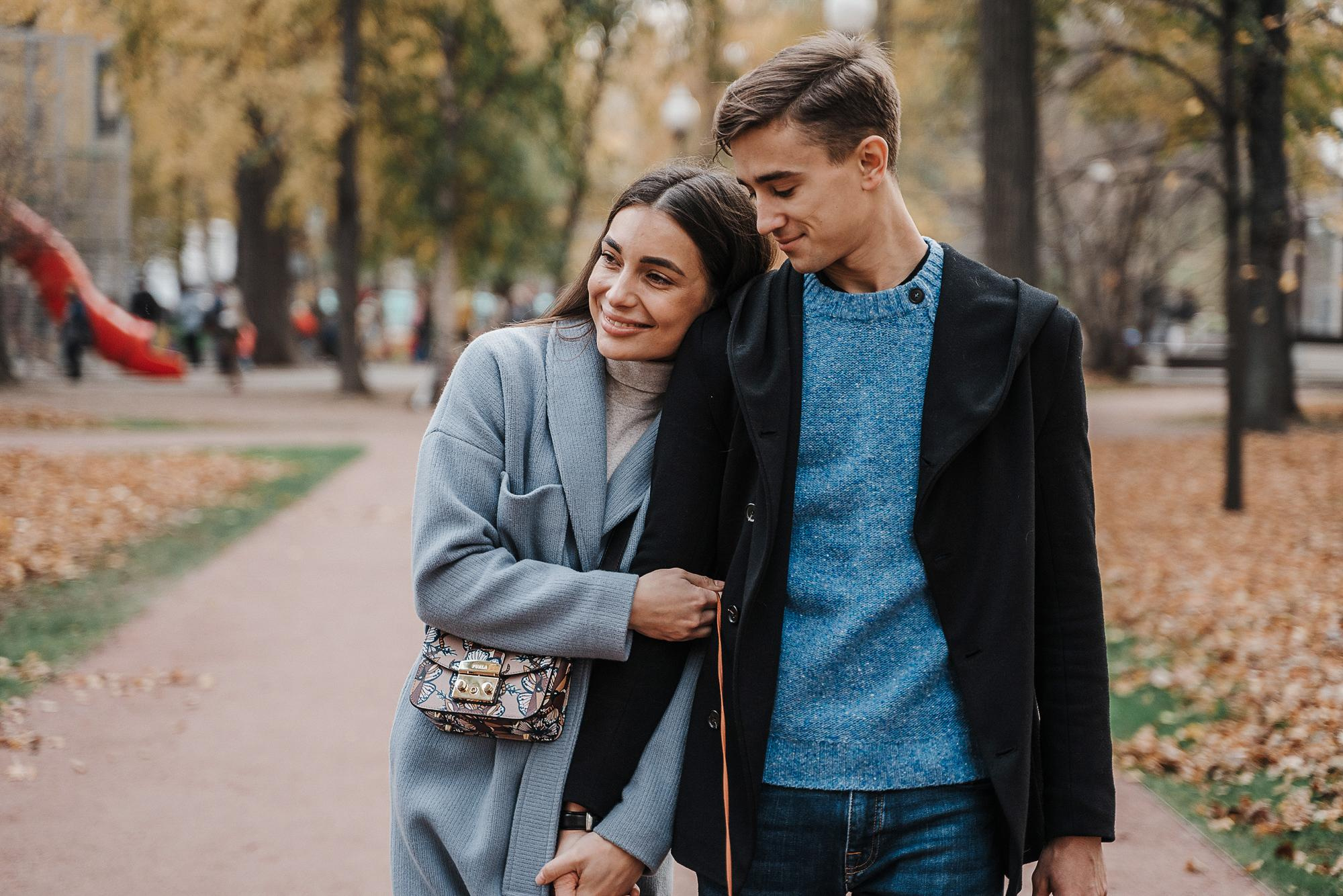 Фотосессия в Парке Горького. Свадебный фотограф Москва — Сергей и Татьяна