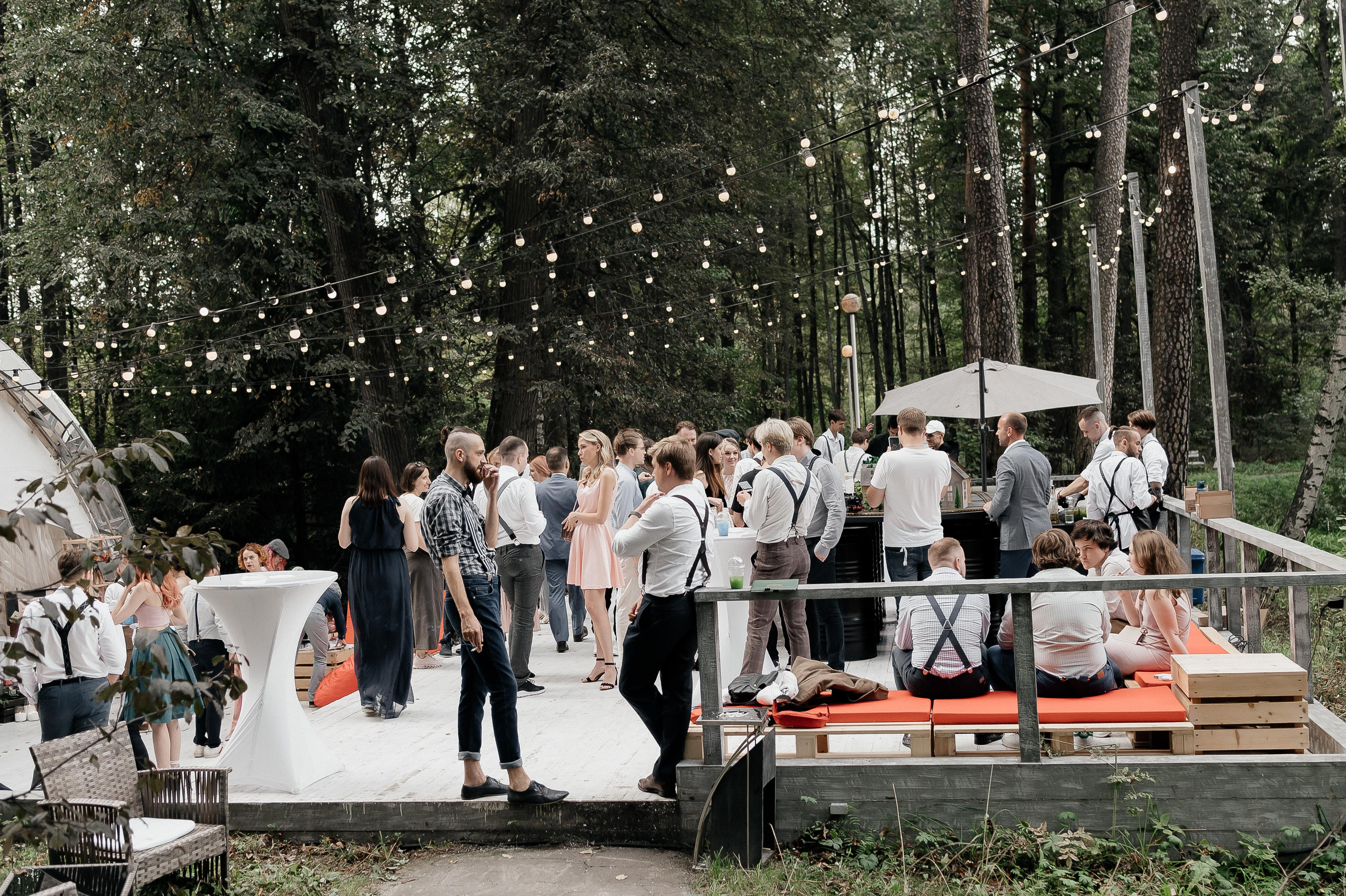 Свадьба в Лес Event House. Свадебный фотограф Москва — Сергей и Татьяна