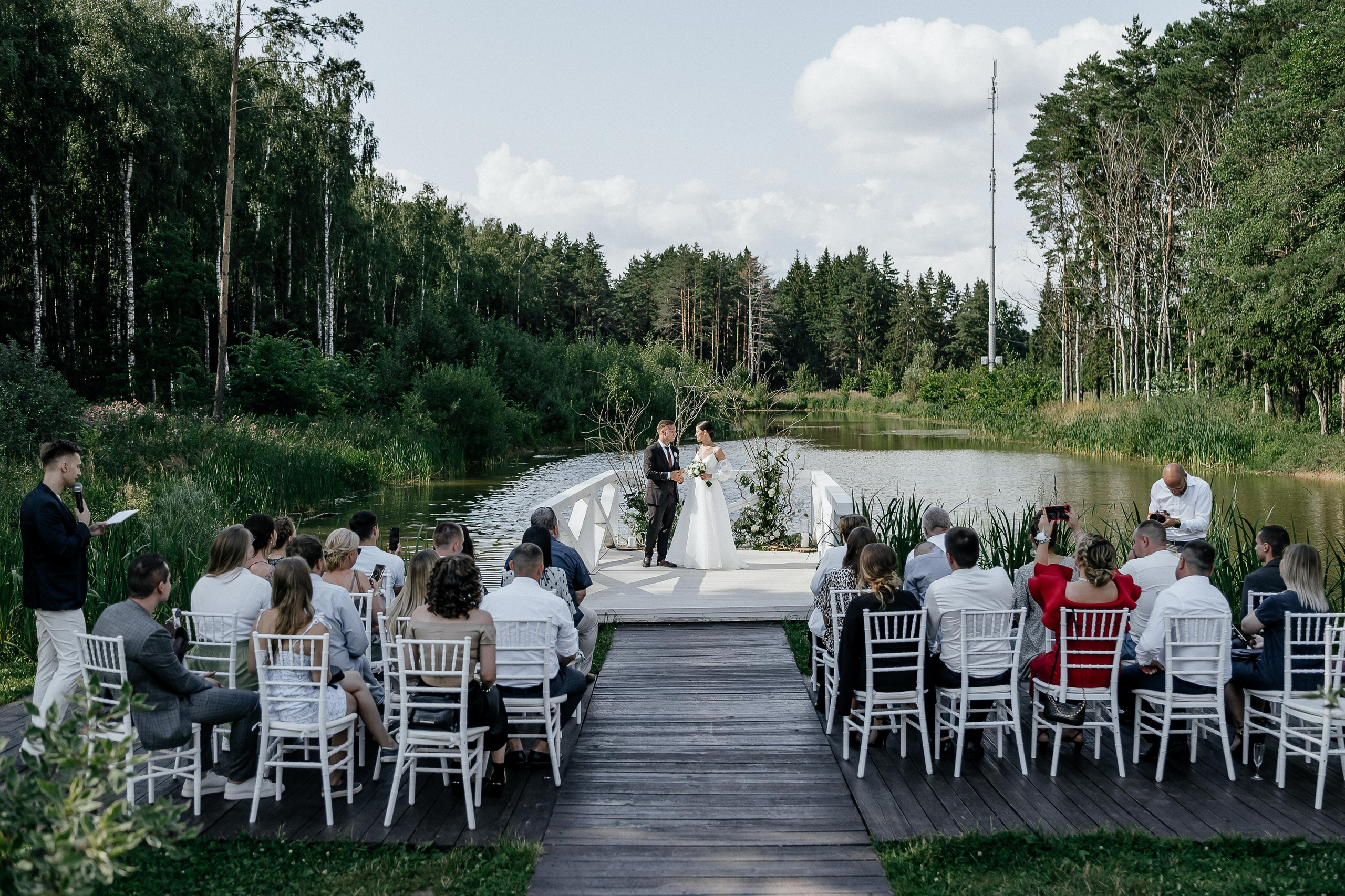 Свадьба на площадке Дом у озера. Свадебный фотограф Москва — Сергей и Татьяна