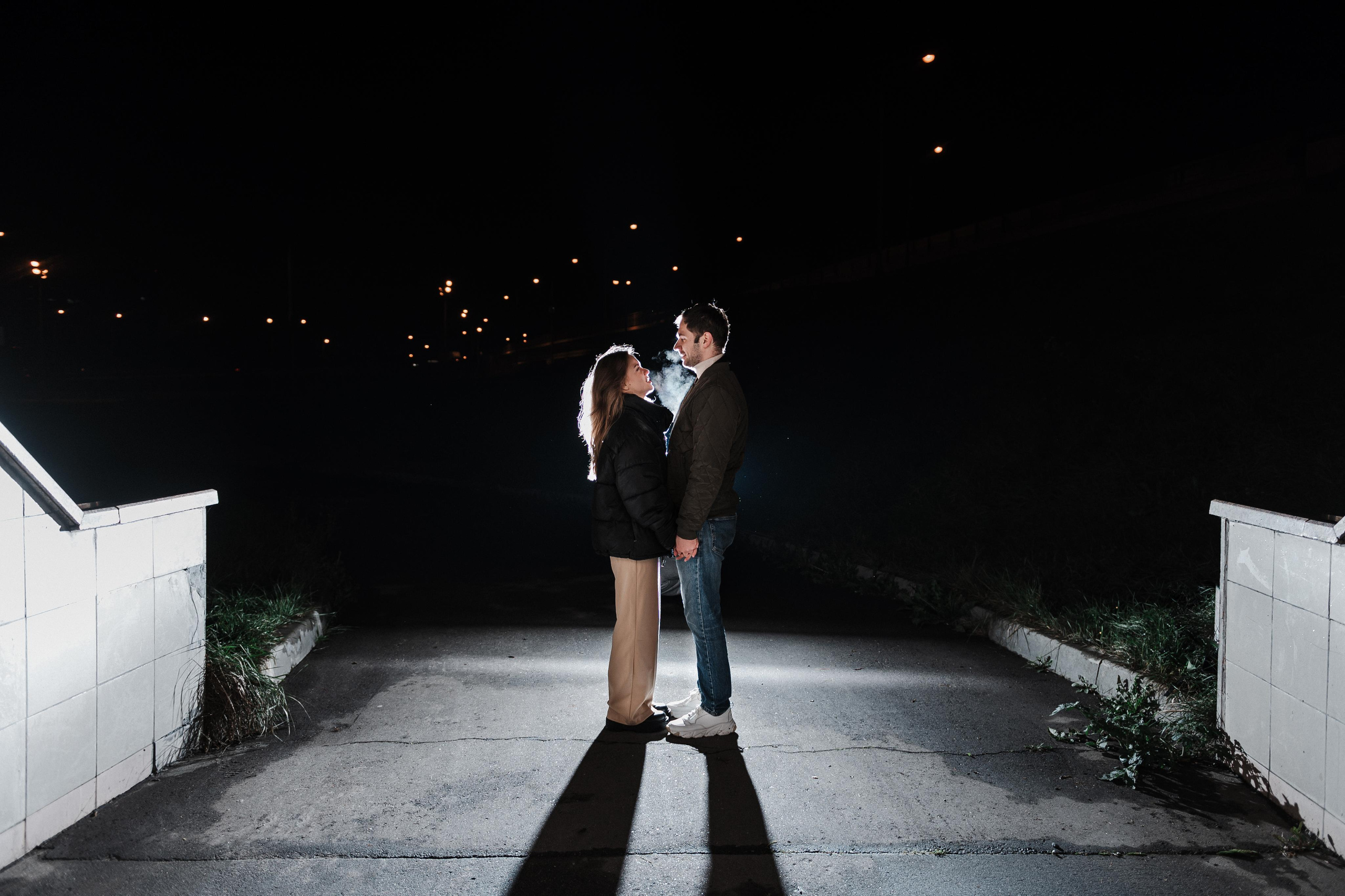 Вечернее Love story. Свадебный фотограф Москва — Сергей и Татьяна