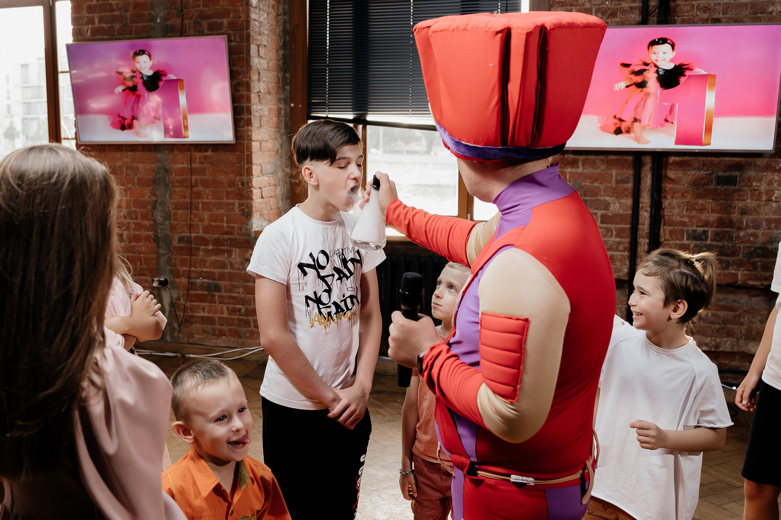 Анимация на детском дне рождения