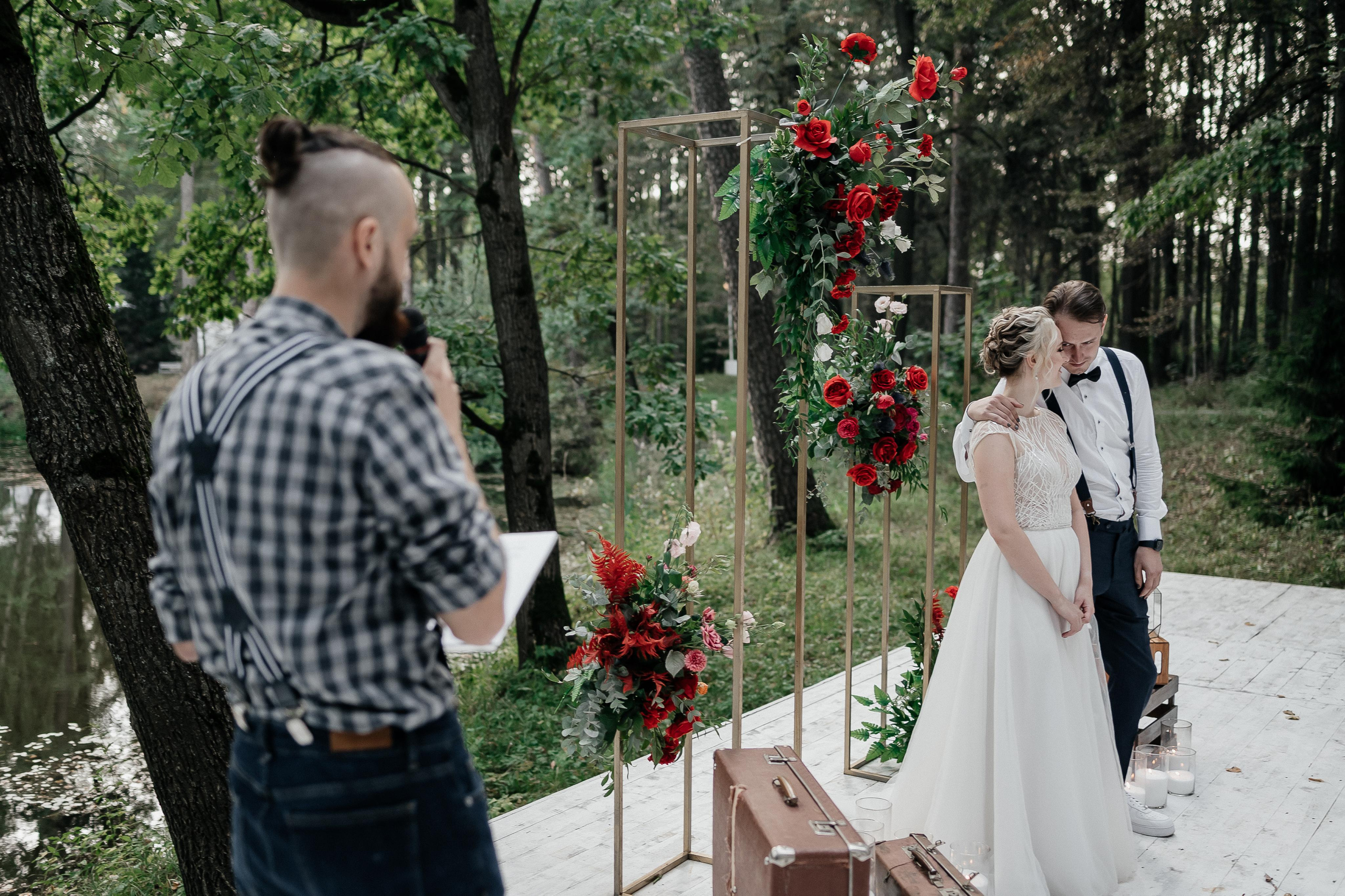 Свадьба в Лес Event House. Свадебный фотограф Москва — Сергей и Татьяна