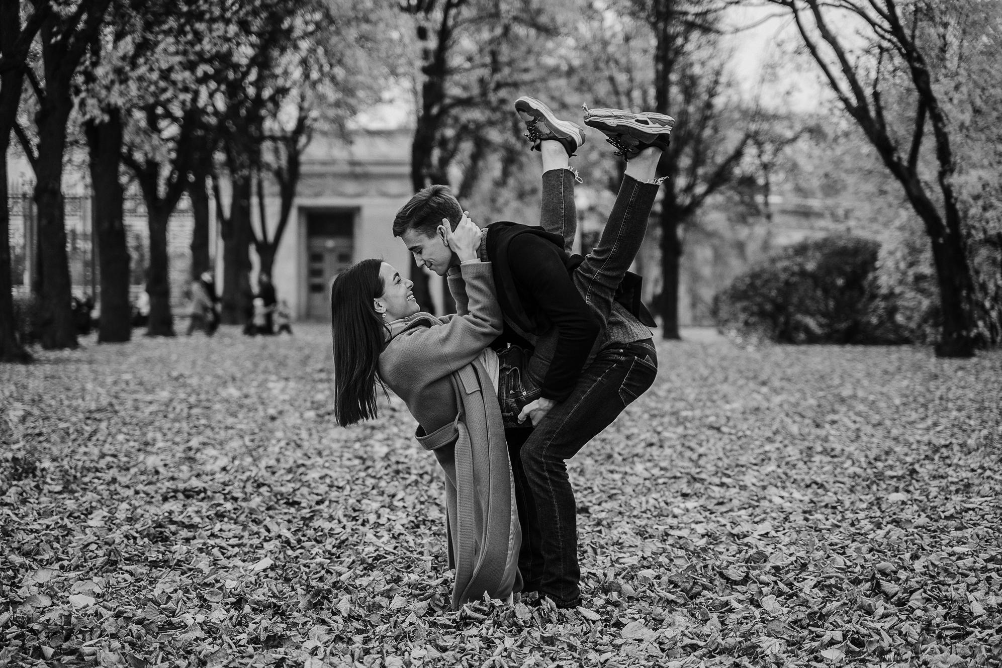 Фотосессия в Парке Горького. Свадебный фотограф Москва — Сергей и Татьяна