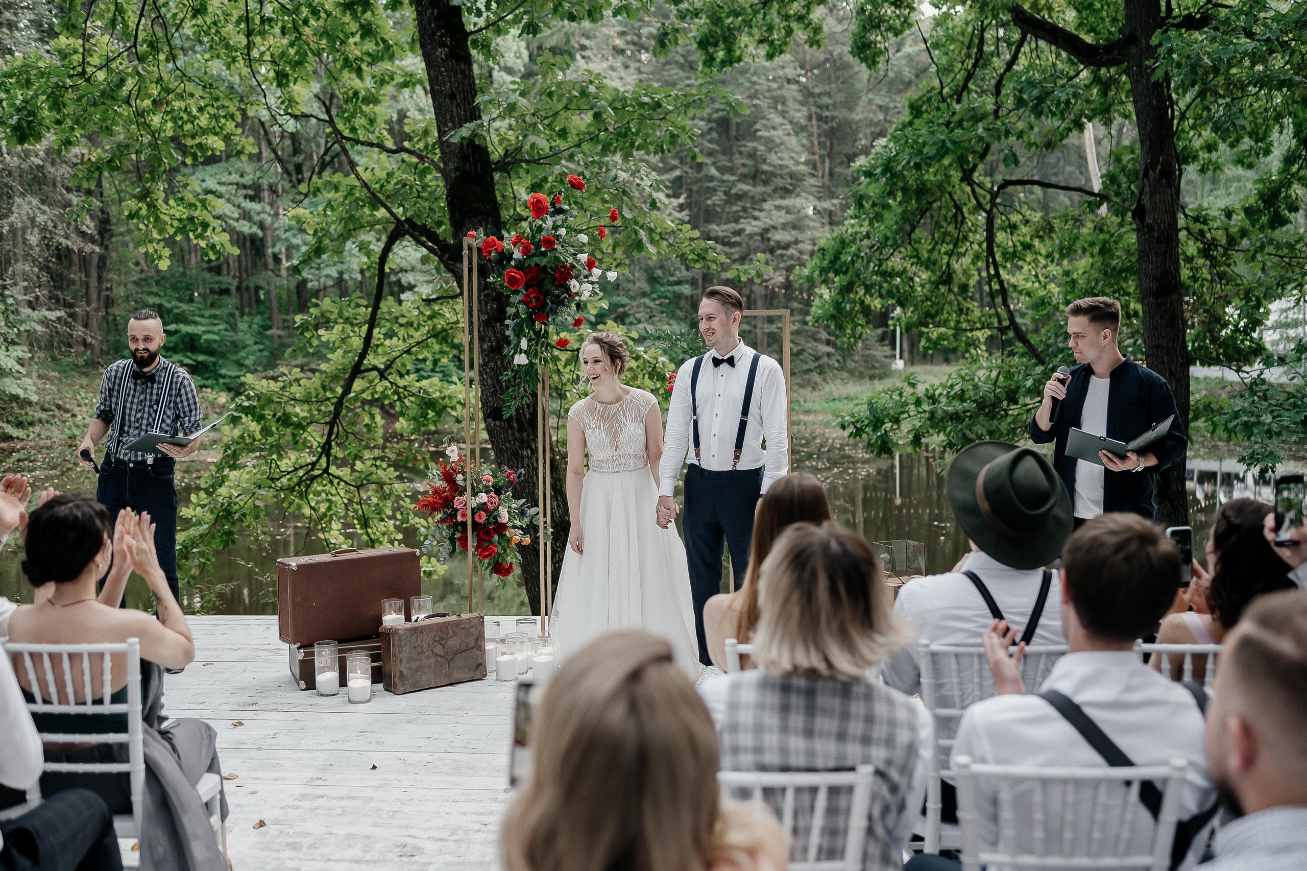 Свадьба в Лес Event House. Свадебный фотограф Москва — Сергей и Татьяна