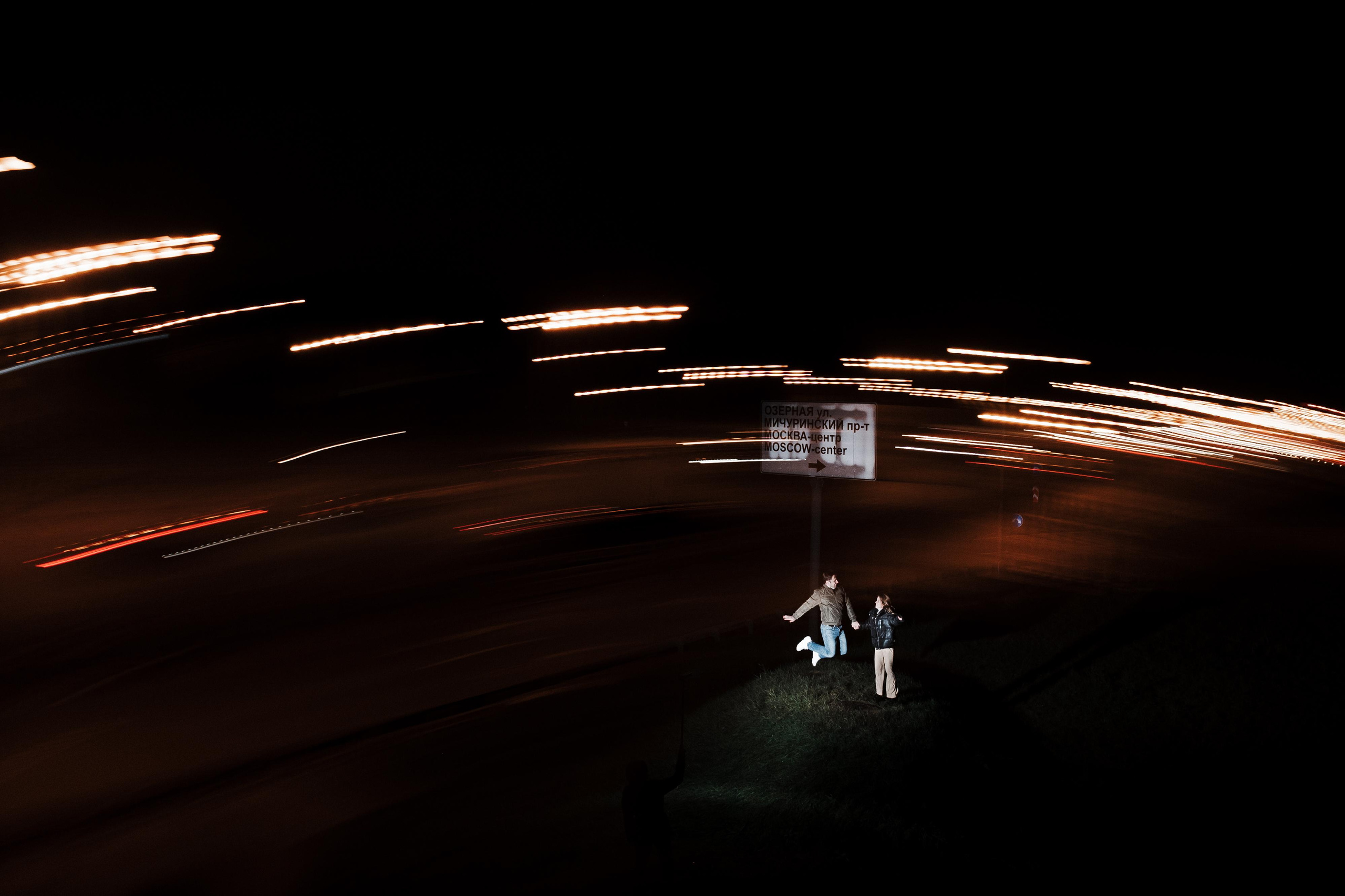 Вечернее Love story. Свадебный фотограф Москва — Сергей и Татьяна