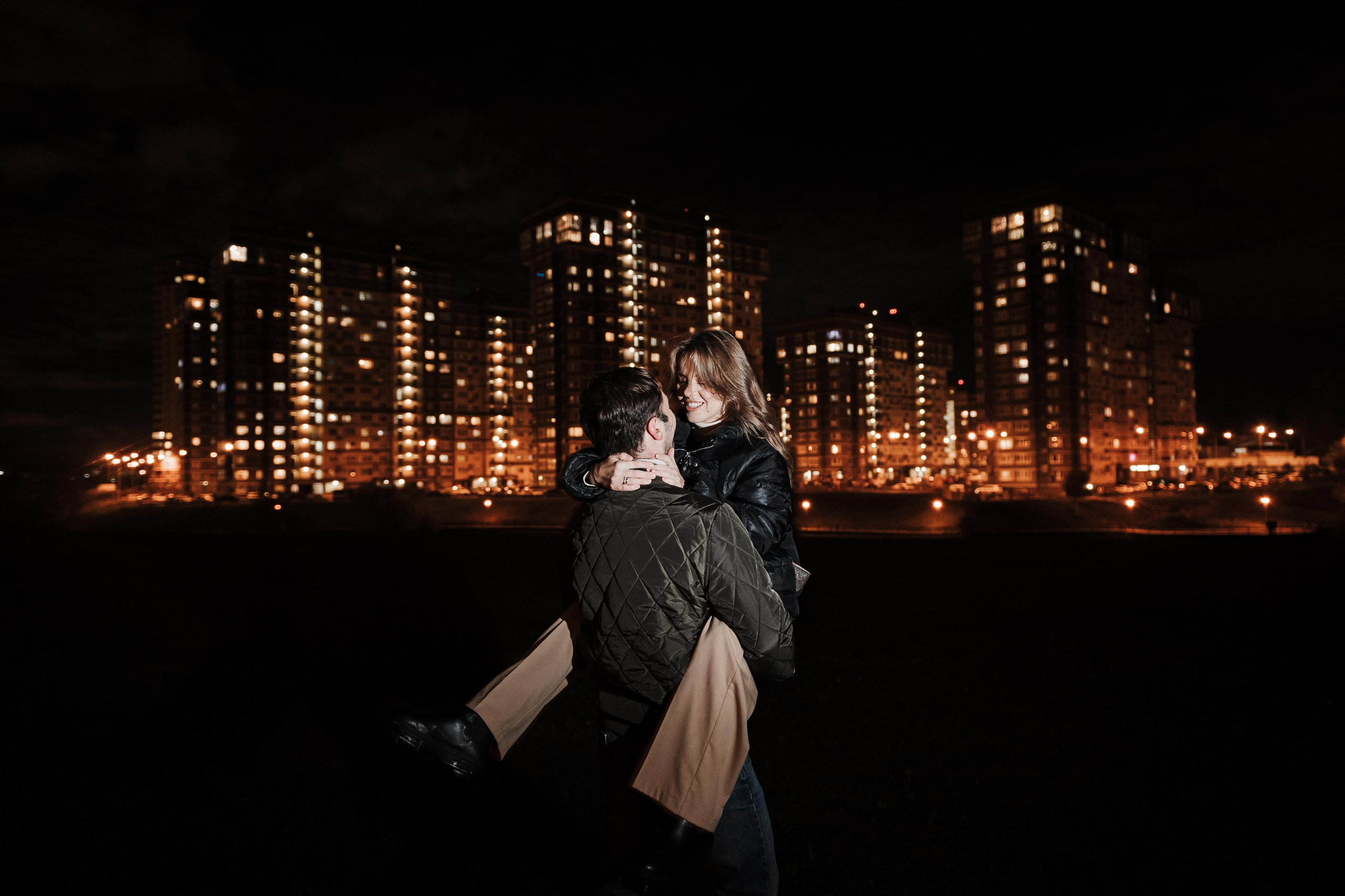 Вечернее Love story. Свадебный фотограф Москва — Сергей и Татьяна