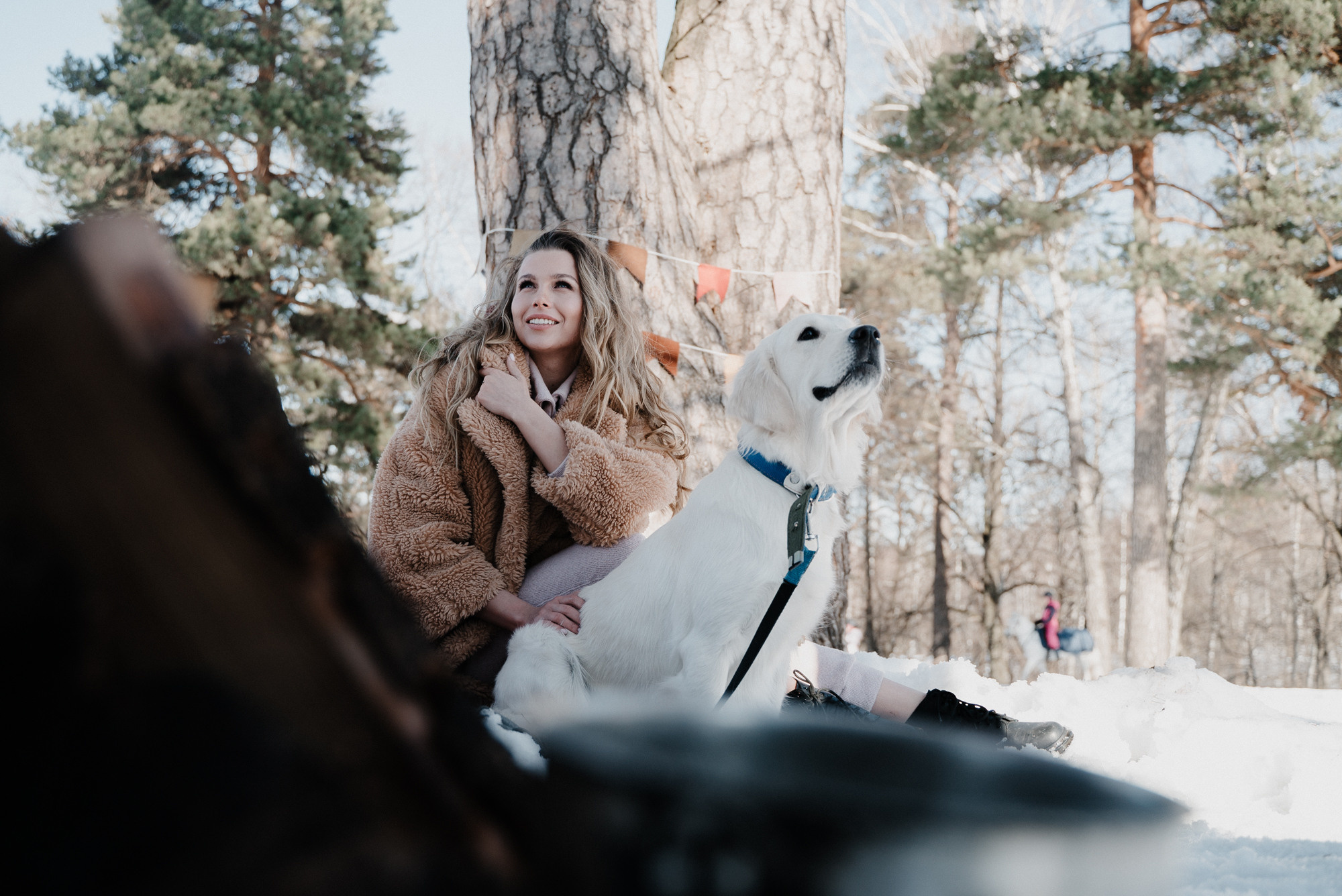 Зимняя фотосъемка Love story. Свадебный фотограф Москва — Сергей и Татьяна