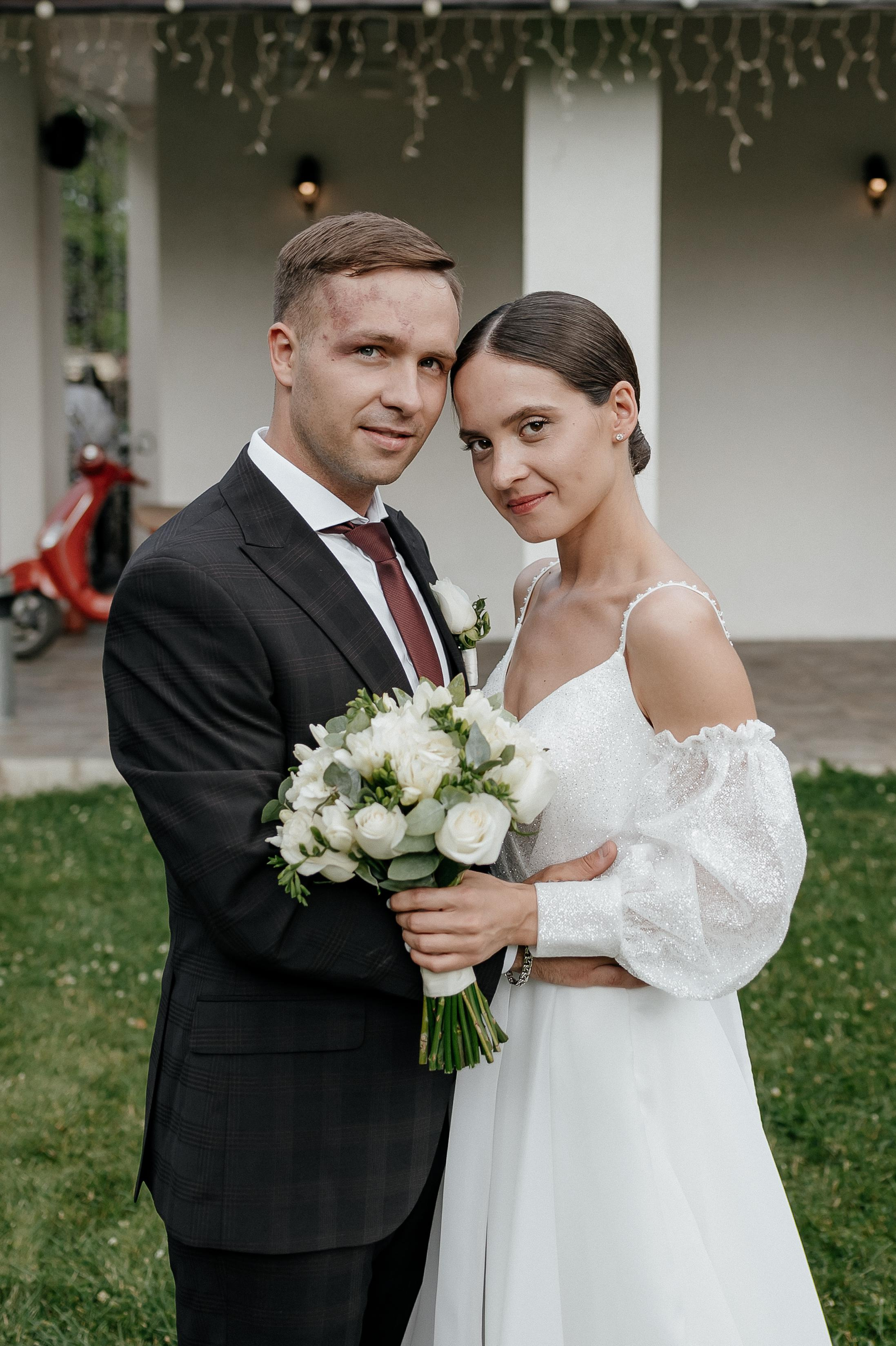 Классический свадебный портрет