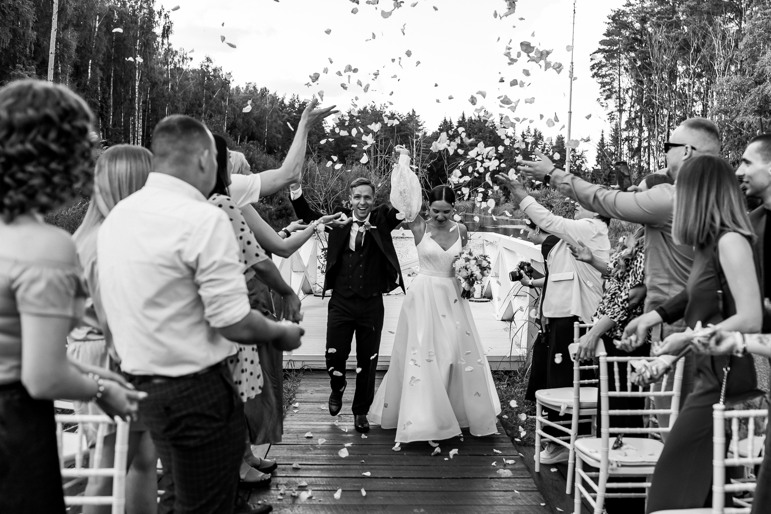 Свадьба на площадке Дом у озера. Свадебный фотограф Москва — Сергей и Татьяна