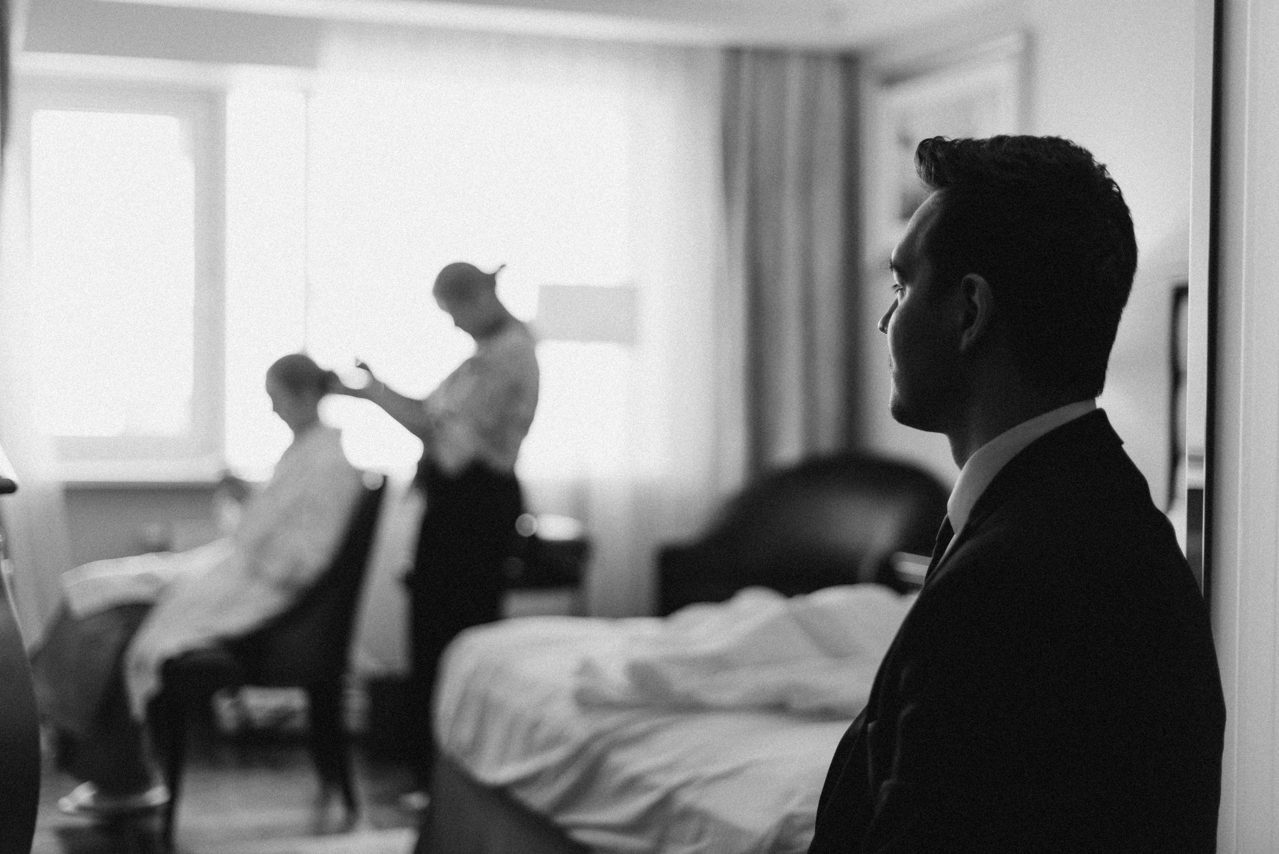 подготовка невесты в отеле