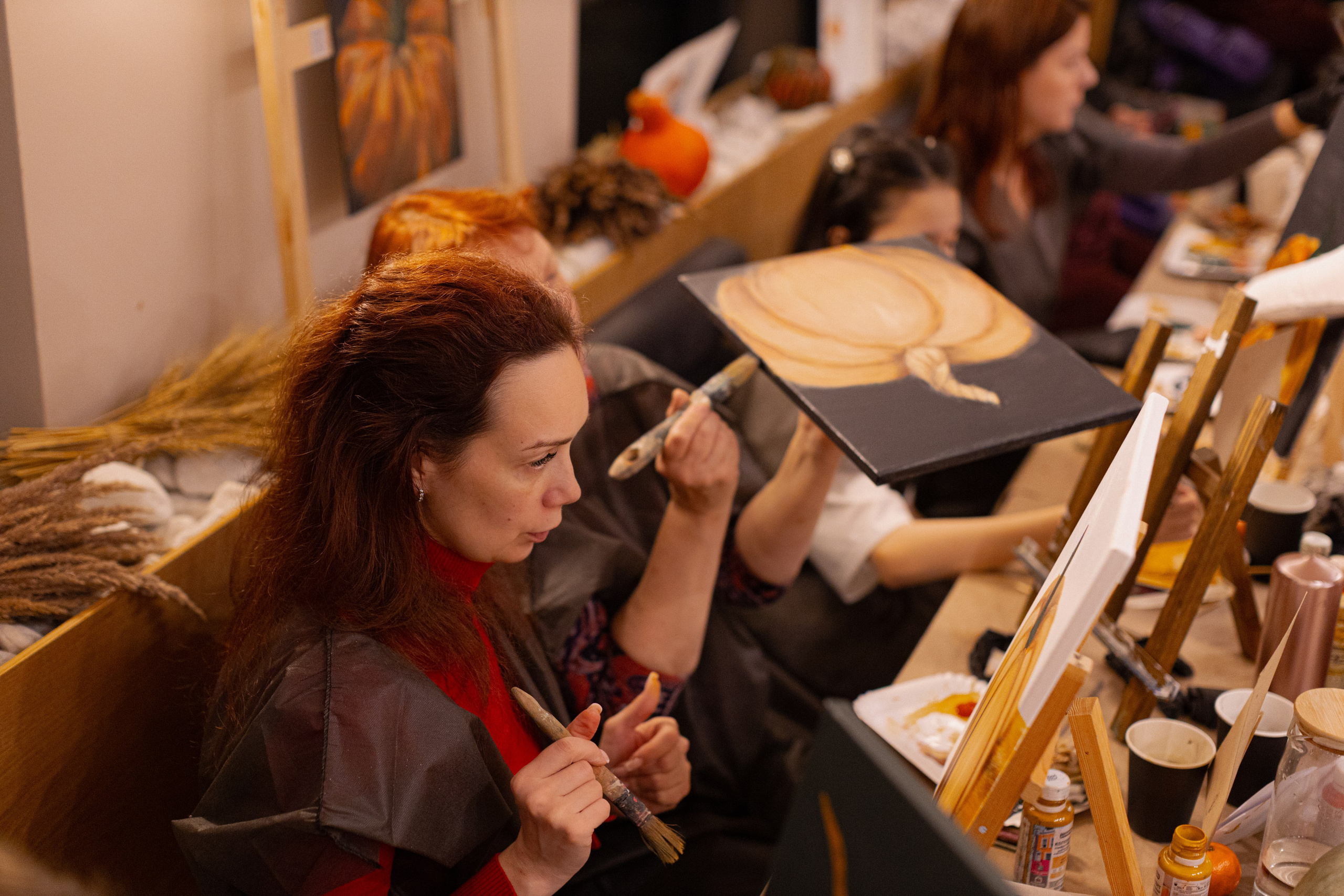 МК Тыква в кафе Здрасте. Анастасия Ракчеева Художник