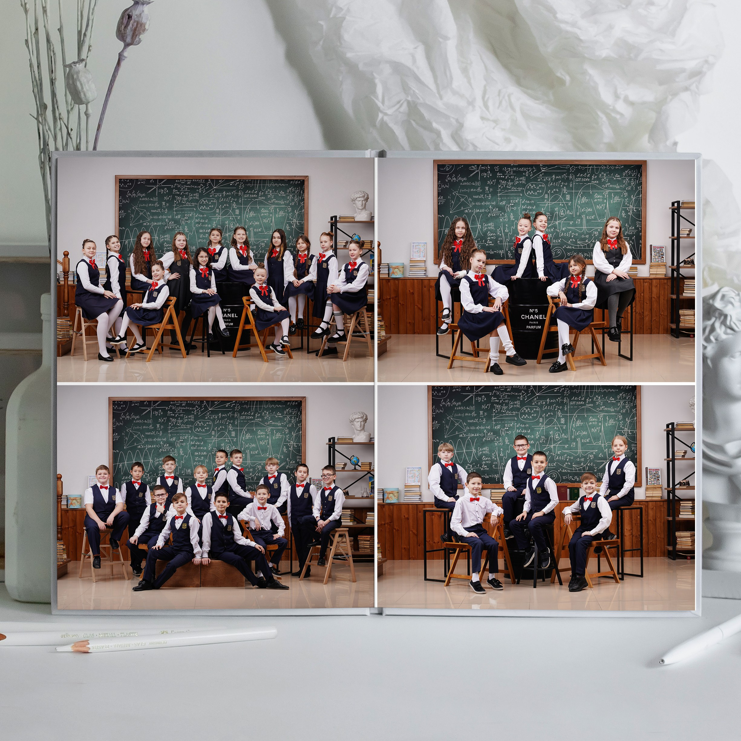 Учебный класс-3400 рублей. Выпускные альбомы в Набережных Челнах