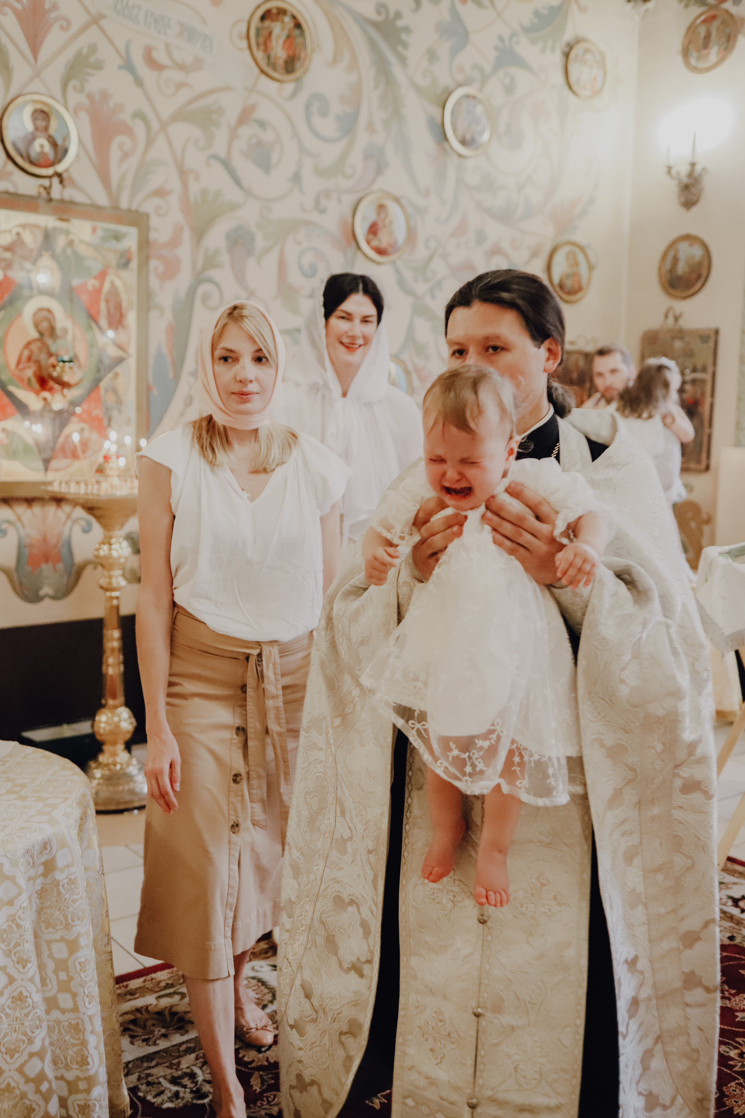 Крещение Клавдии. Семейный и портретный фотограф в Москве Александра Науменко