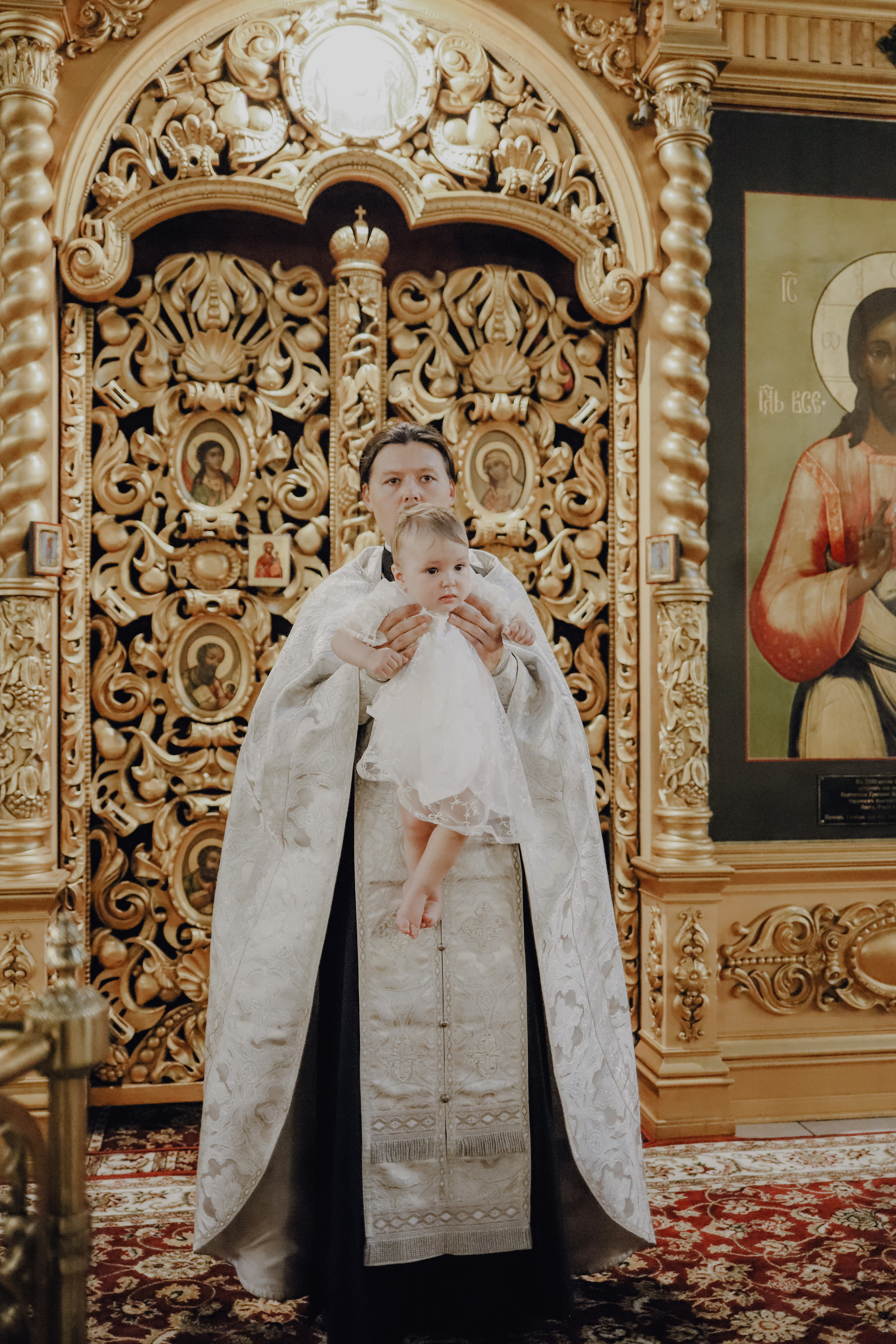 Крещение Клавдии. Семейный и портретный фотограф в Москве Александра Науменко