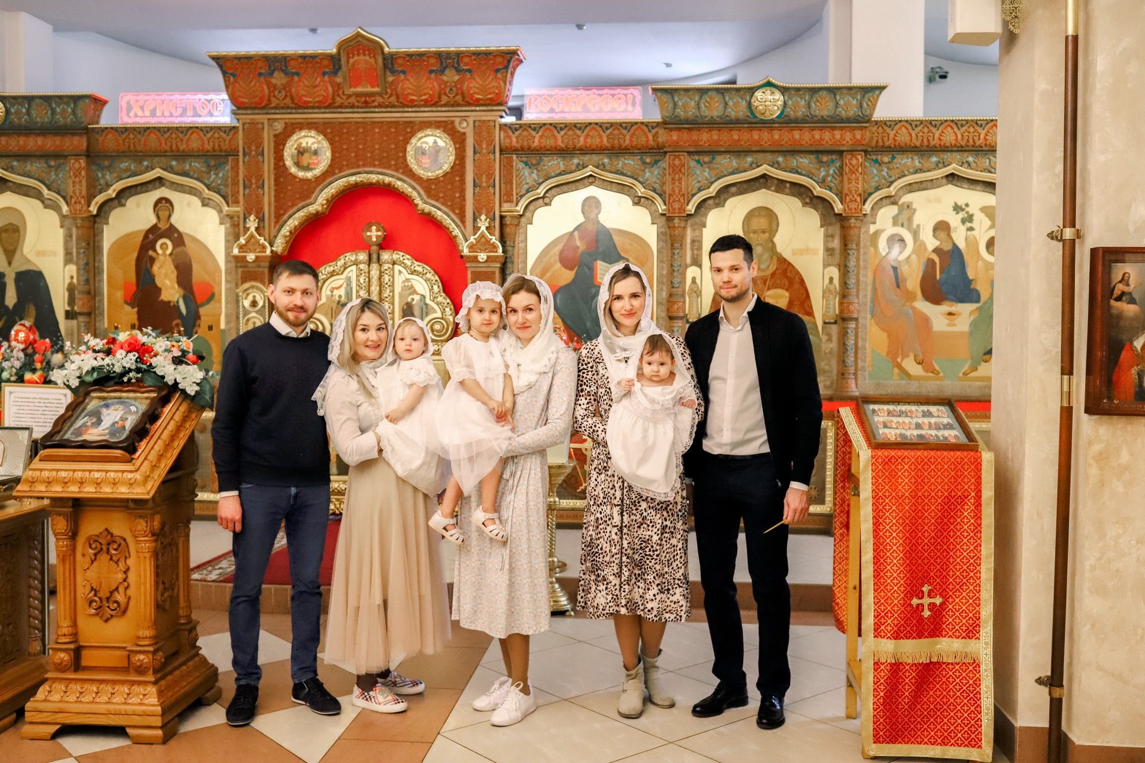 Крещение Марии, Амелии, Александры. Семейный и портретный фотограф в Москве Александра Науменко