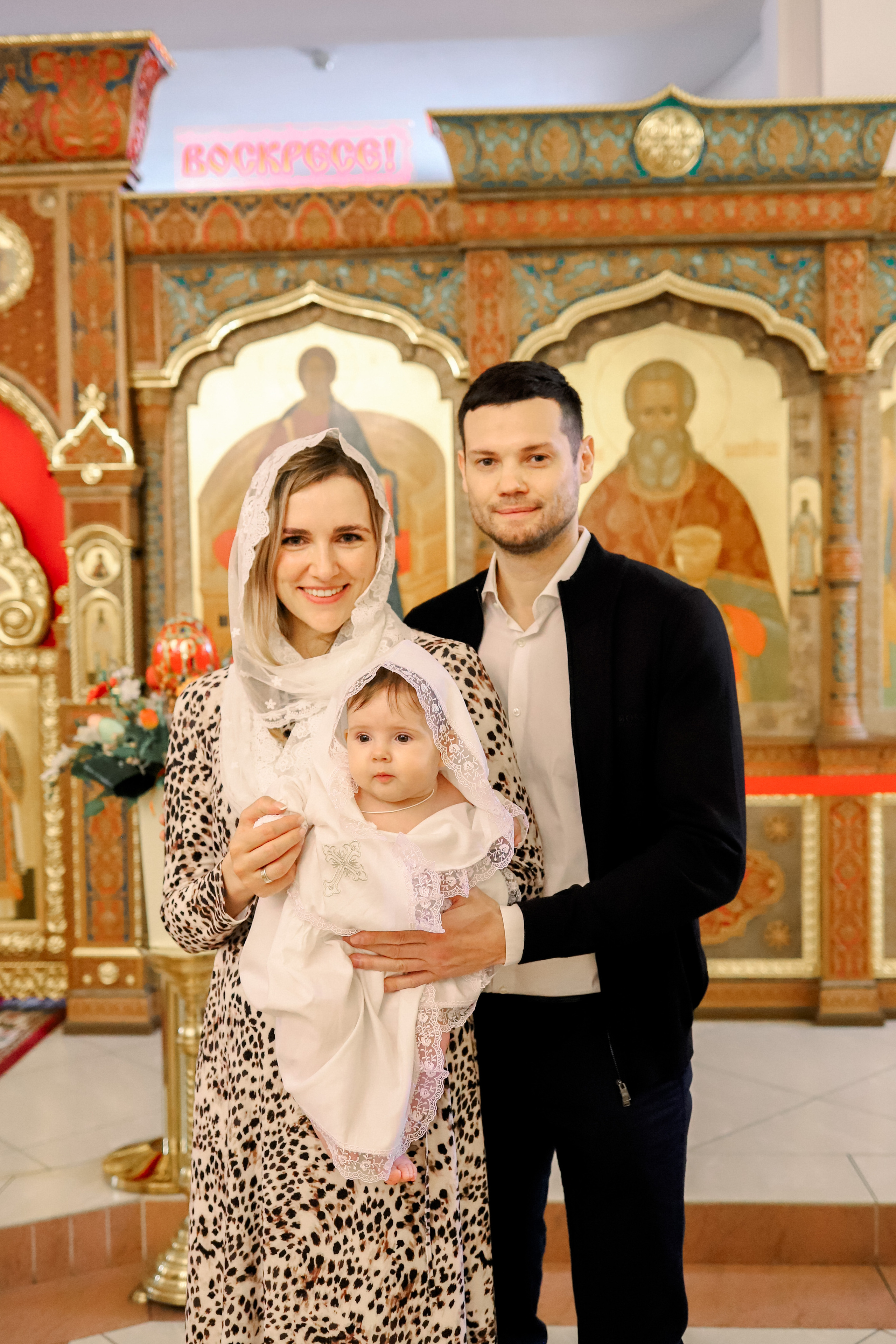 Крещение Марии, Амелии, Александры. Семейный и портретный фотограф в Москве Александра Науменко