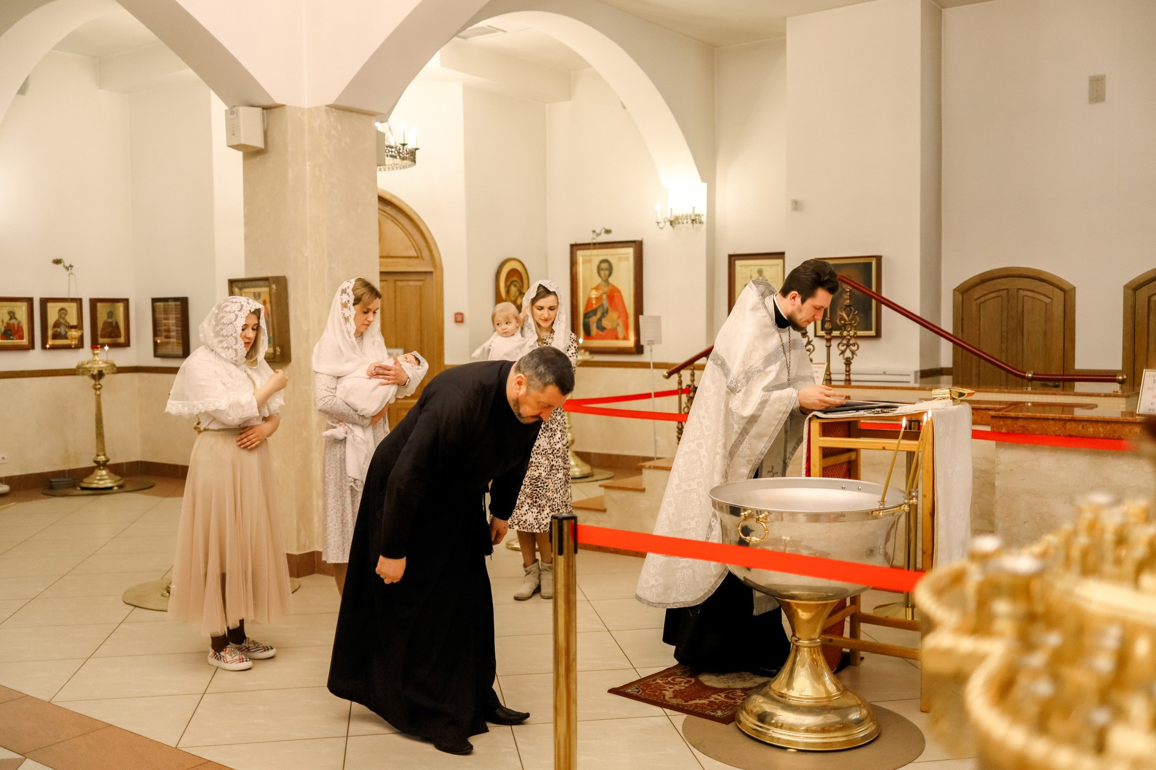 Крещение Марии, Амелии, Александры. Семейный и портретный фотограф в Москве Александра Науменко