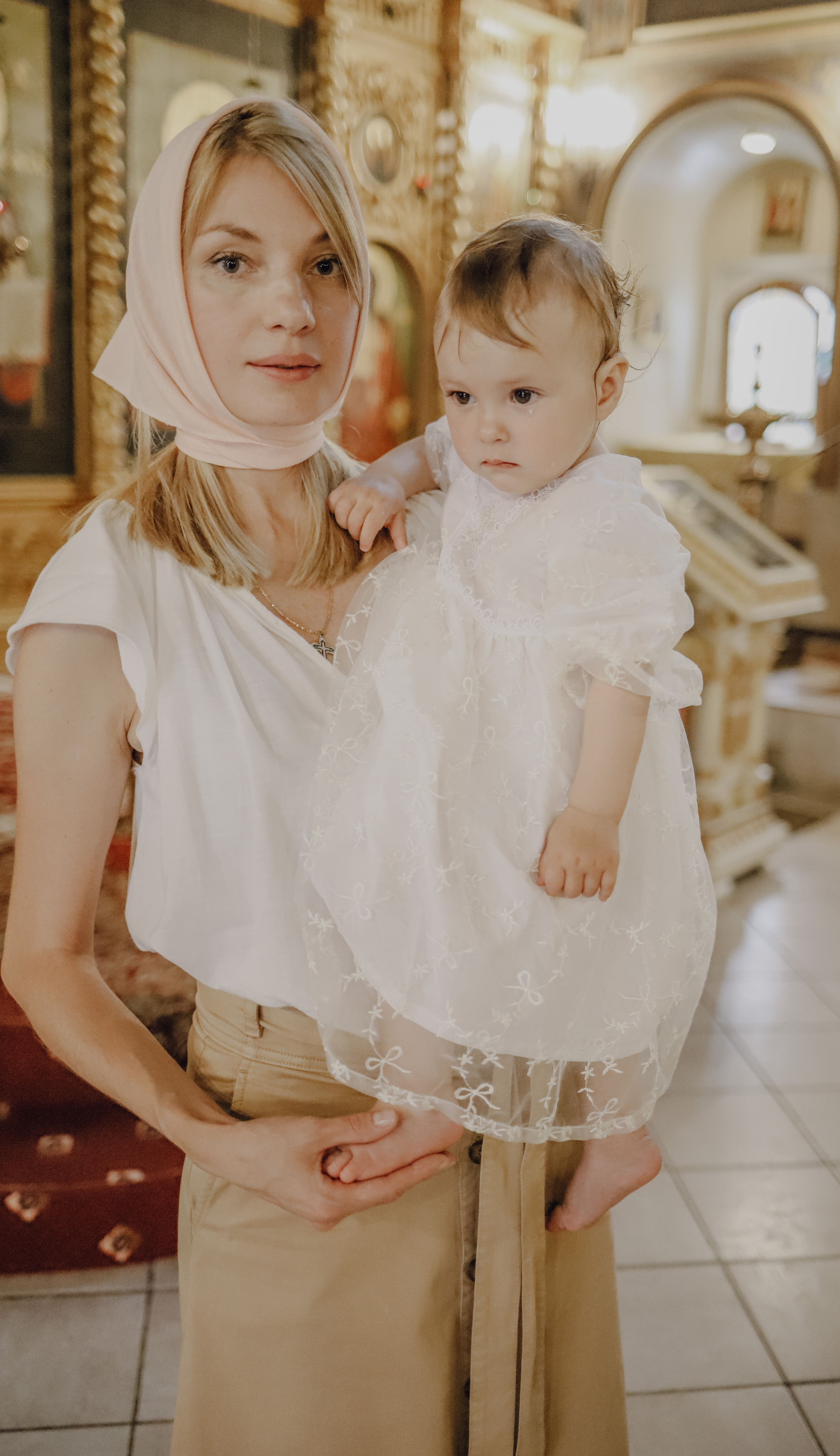 Крещение Клавдии. Семейный и портретный фотограф в Москве Александра Науменко