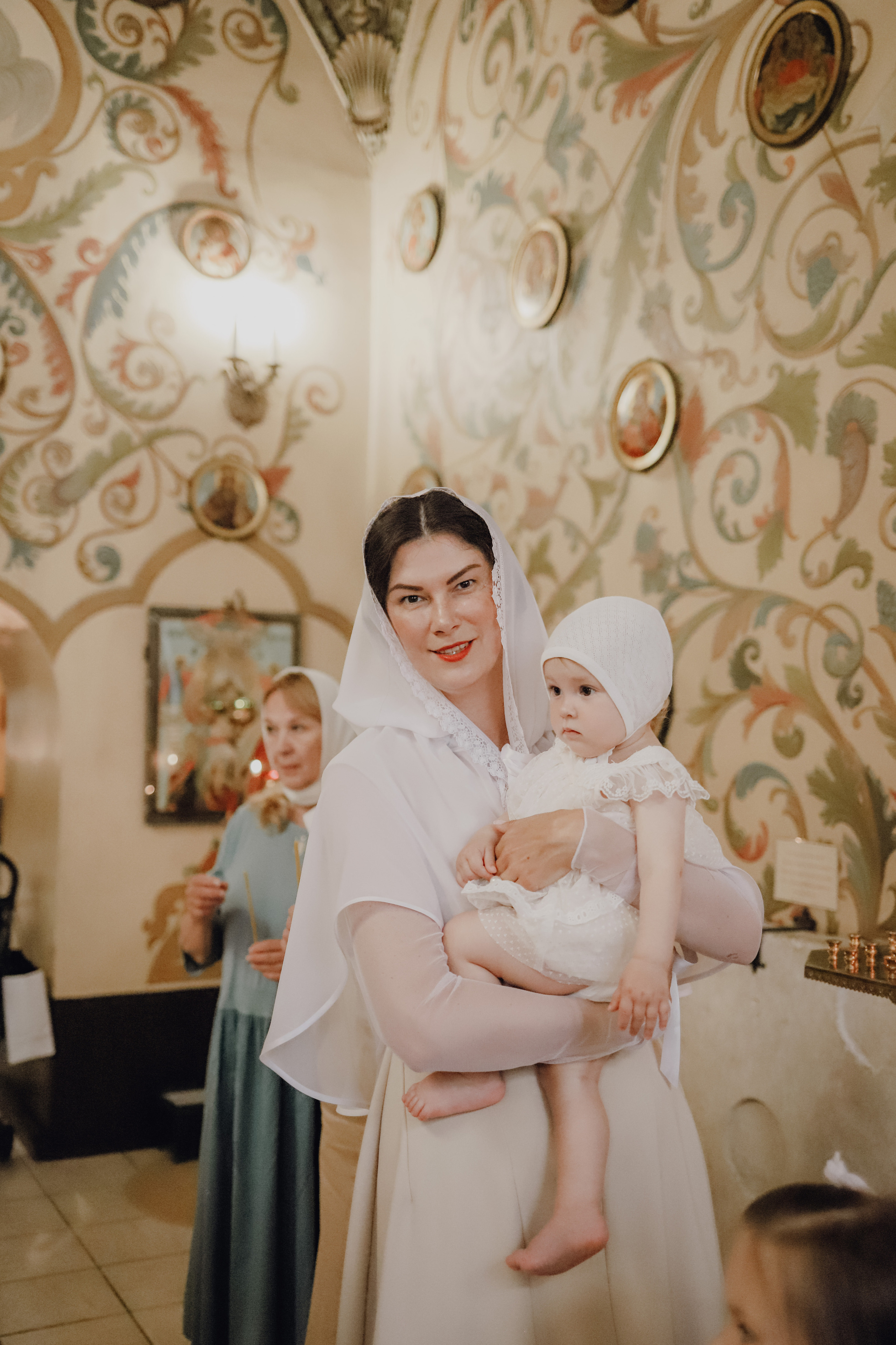 Крещение Клавдии. Семейный и портретный фотограф в Москве Александра Науменко