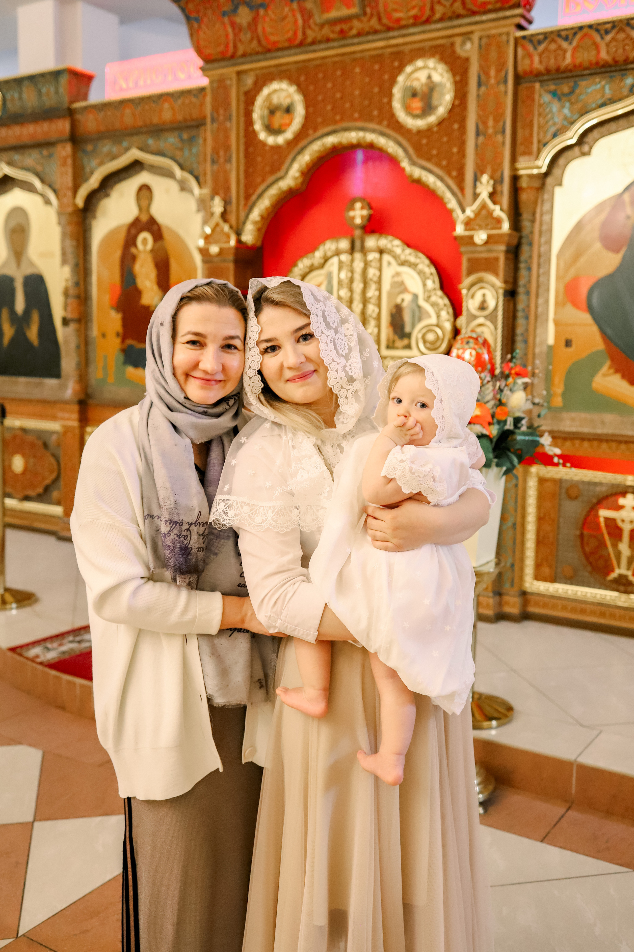 Крещение Марии, Амелии, Александры. Семейный и портретный фотограф в Москве Александра Науменко