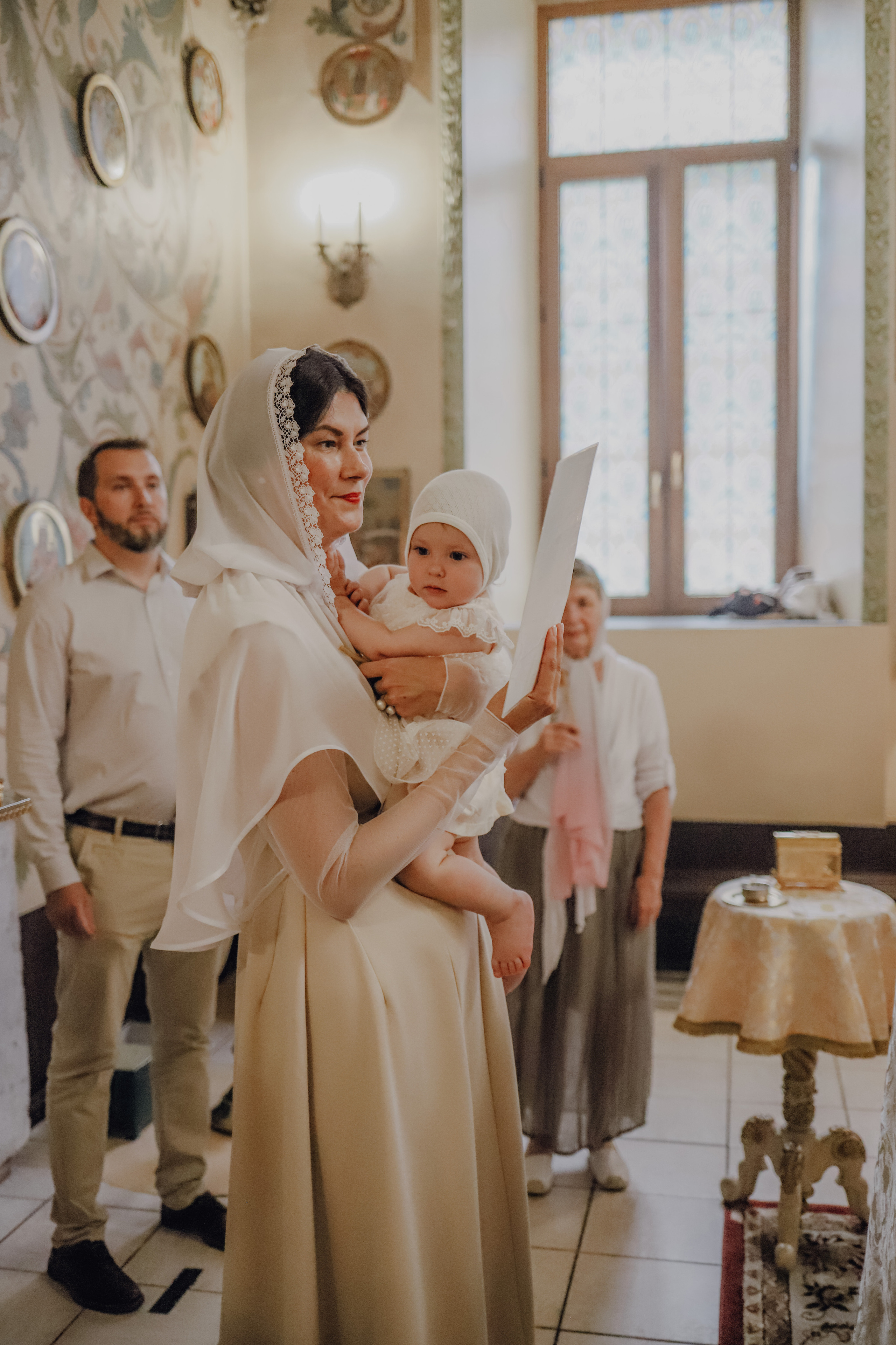 Крещение Клавдии. Семейный и портретный фотограф в Москве Александра Науменко