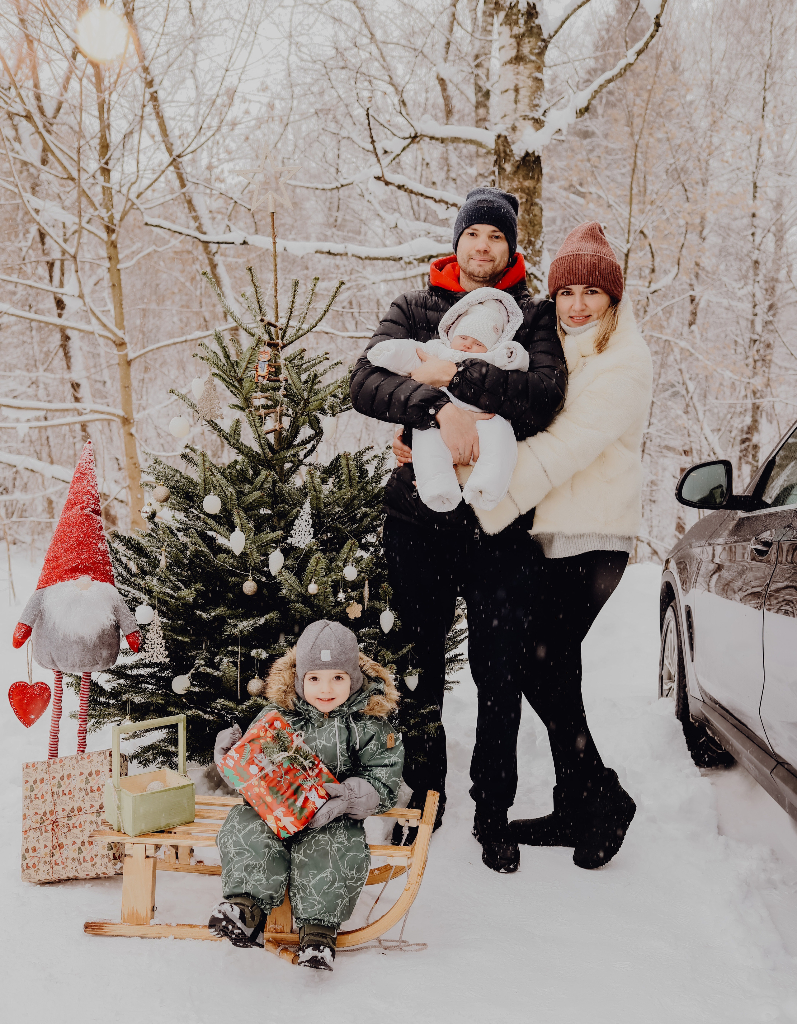 Ольга и семья. Семейный и портретный фотограф в Москве Александра Науменко