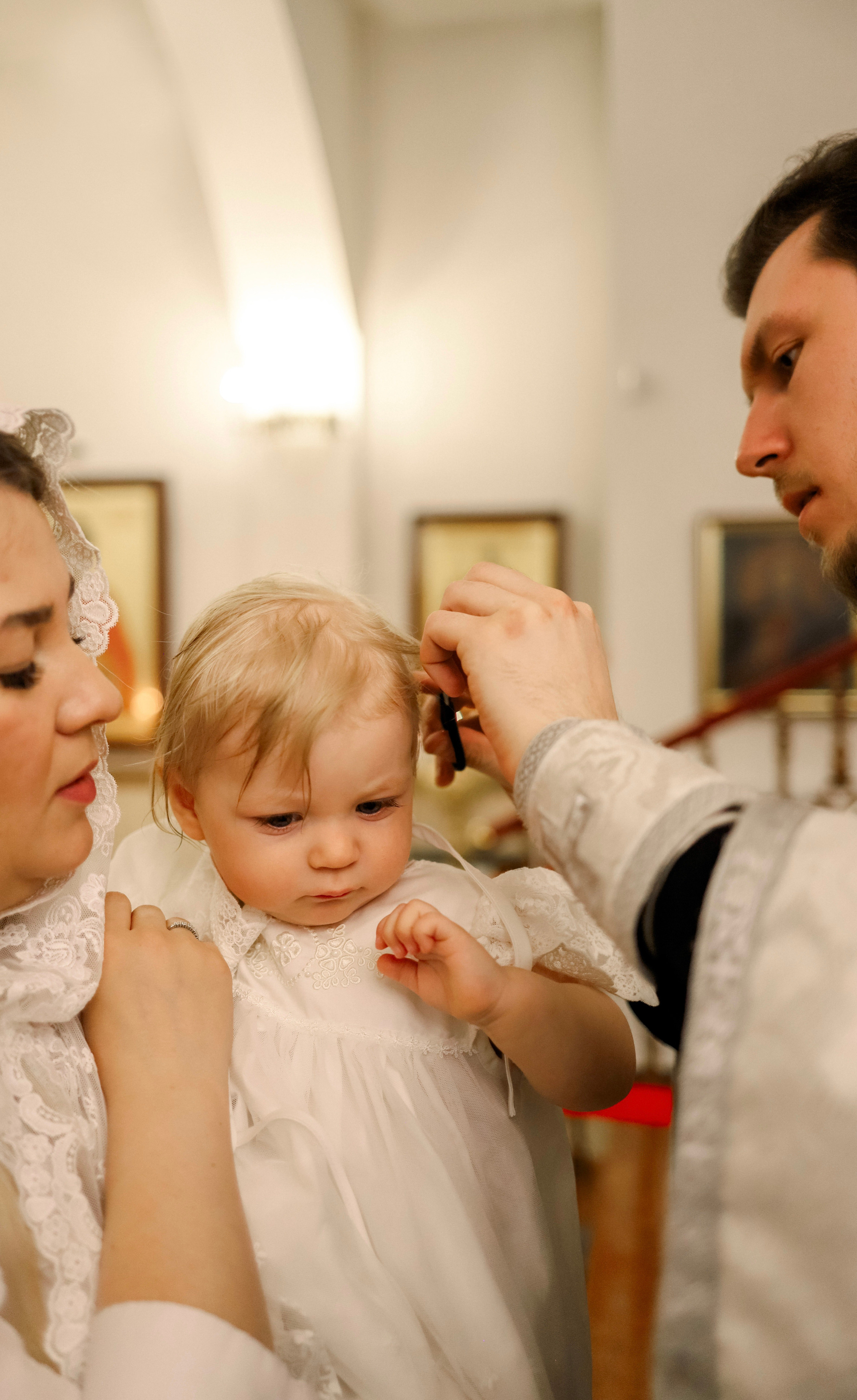 Крещение Марии, Амелии, Александры. Семейный и портретный фотограф в Москве Александра Науменко