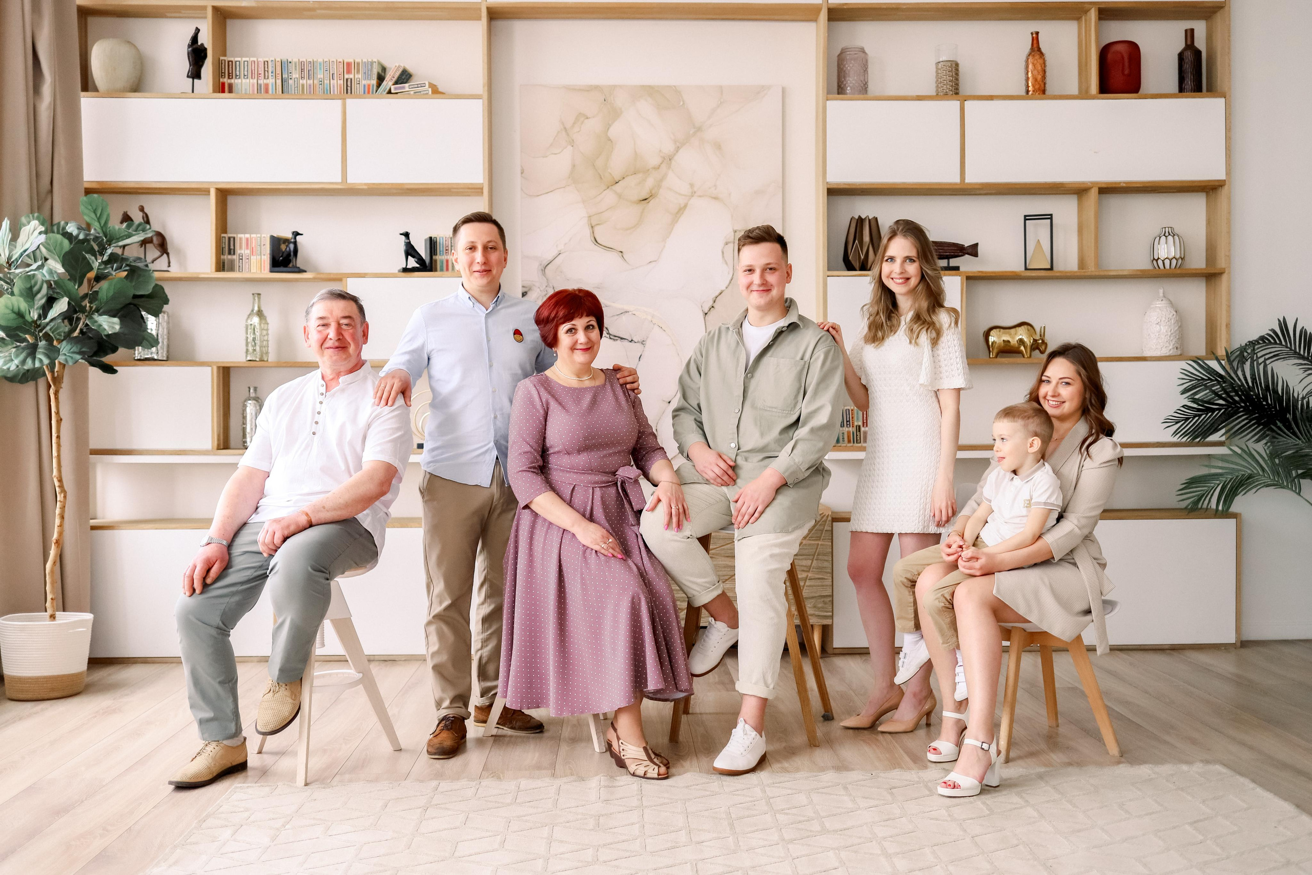 Семья Аллы. Семейный и портретный фотограф в Москве Александра Науменко