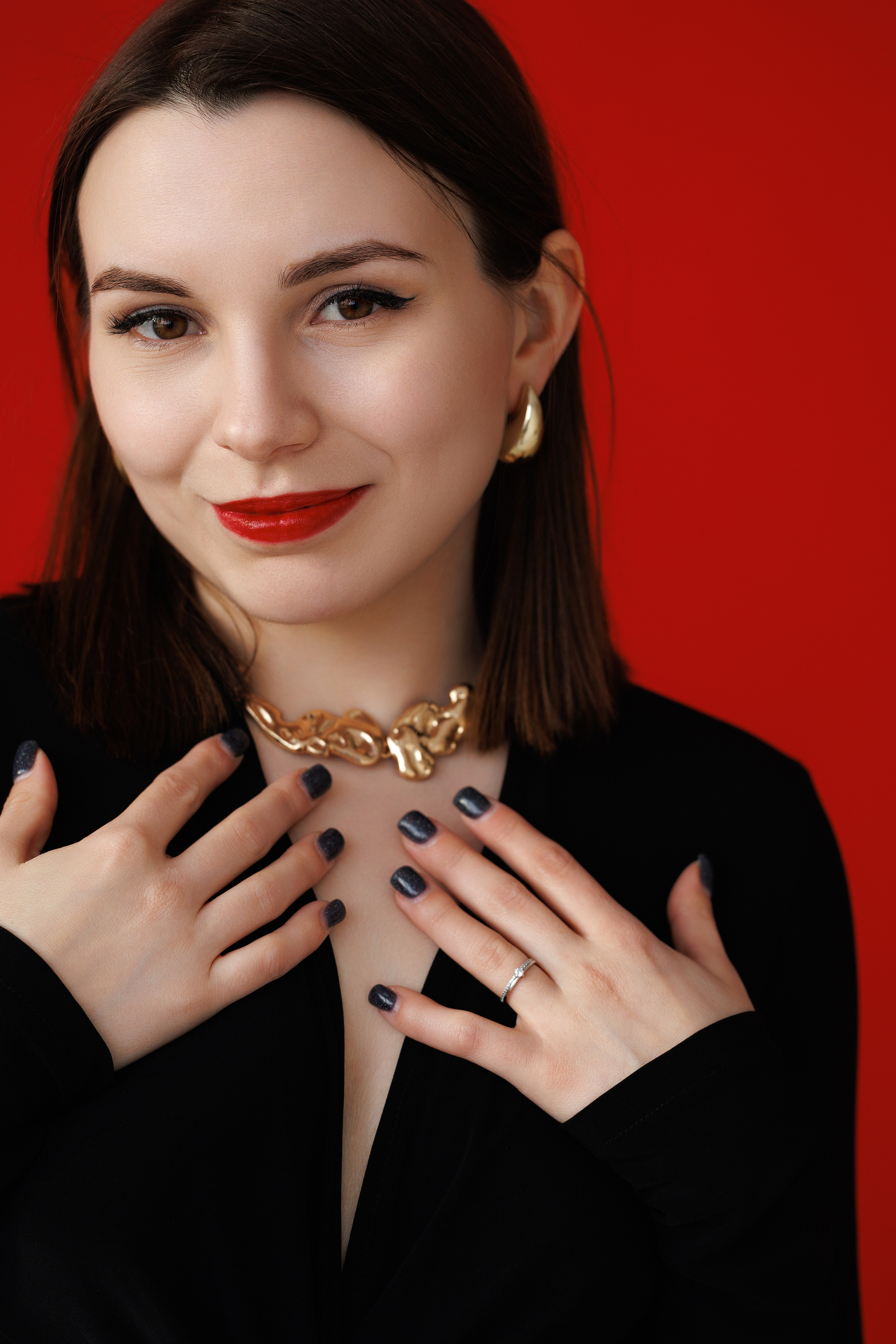 Женский портрет в студии. Фотограф Минск