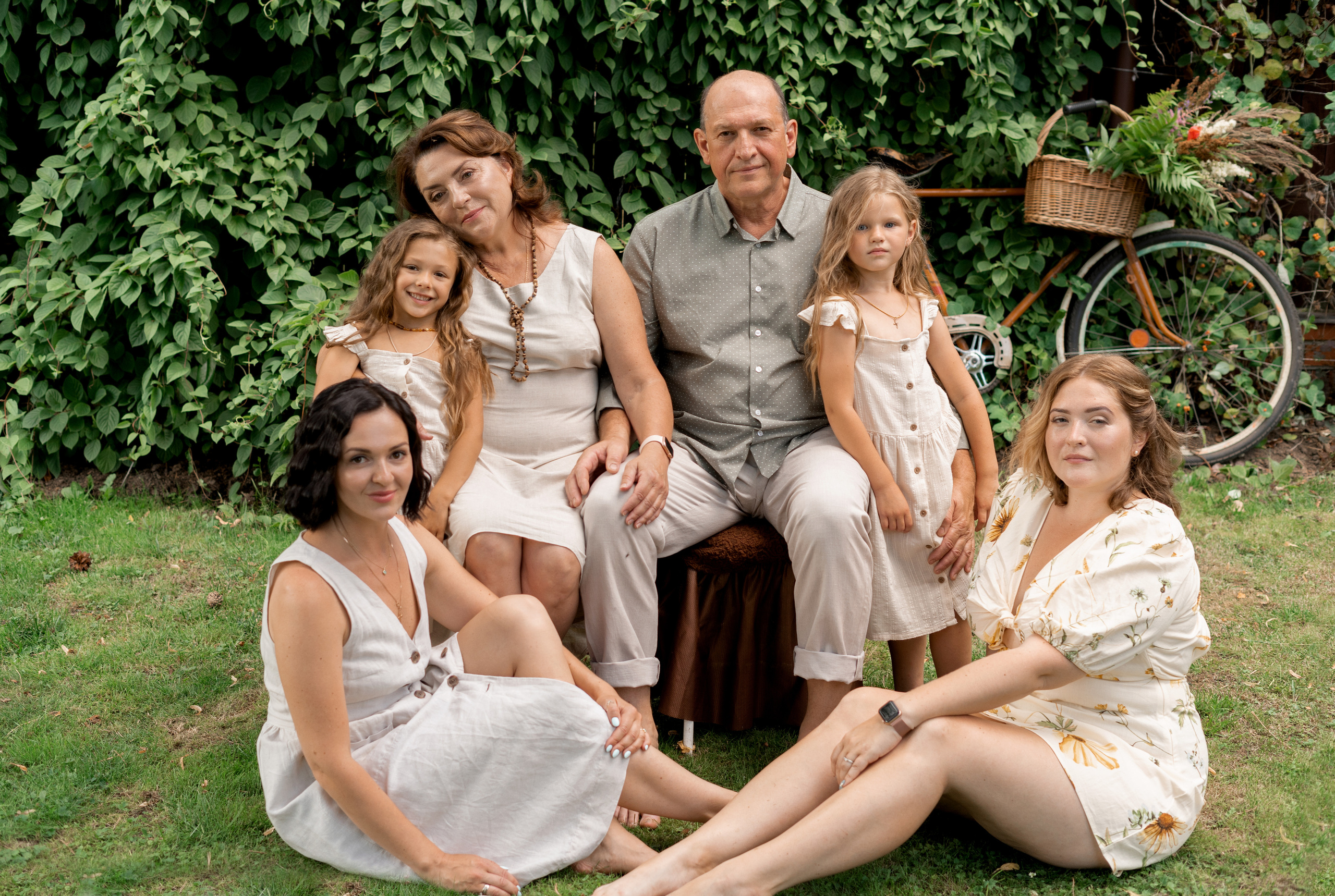 фотосессия на природе фотограф большой семьи 