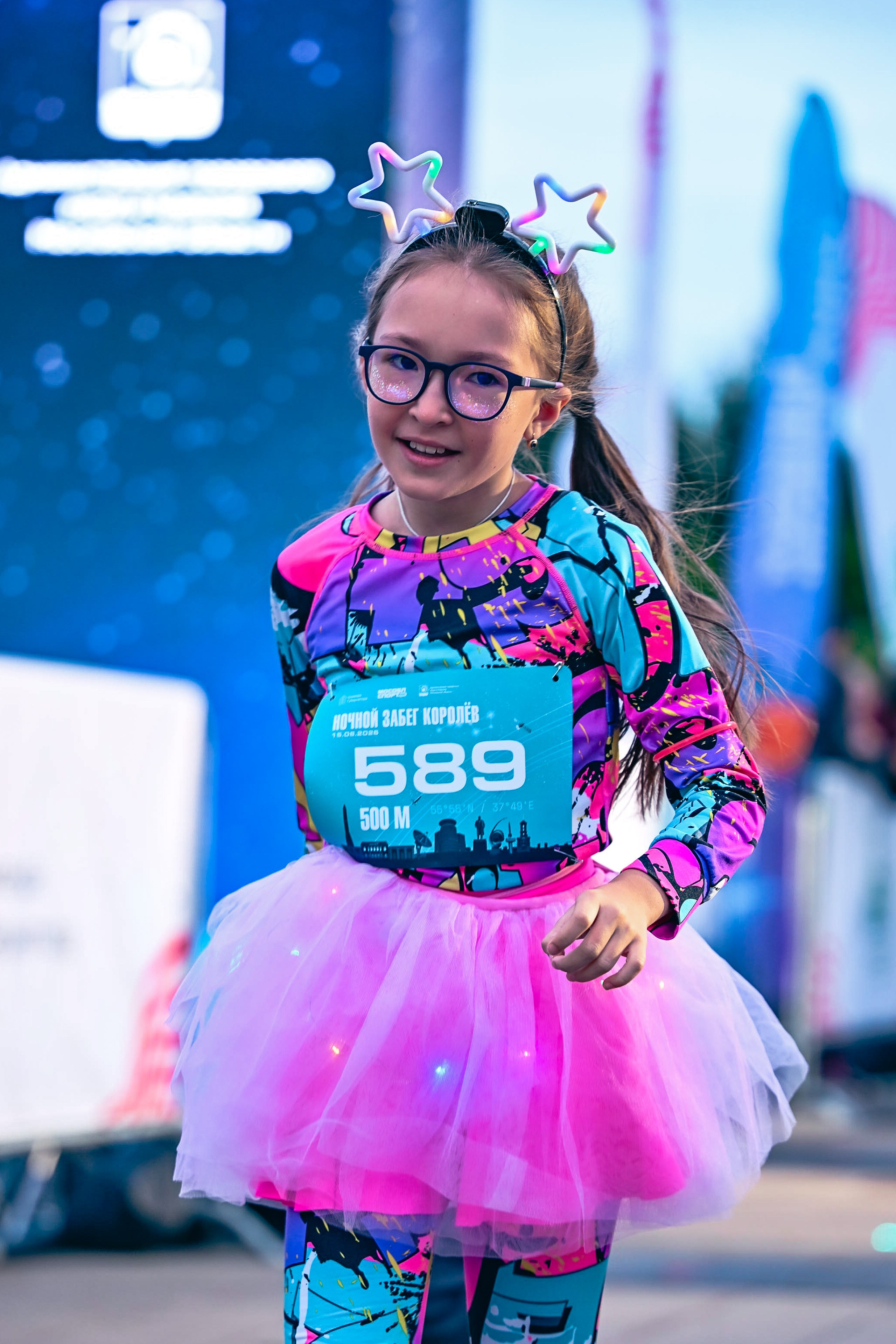 Ночной забег Королев. Репортажный фотограф Москва Михеева Екатерина