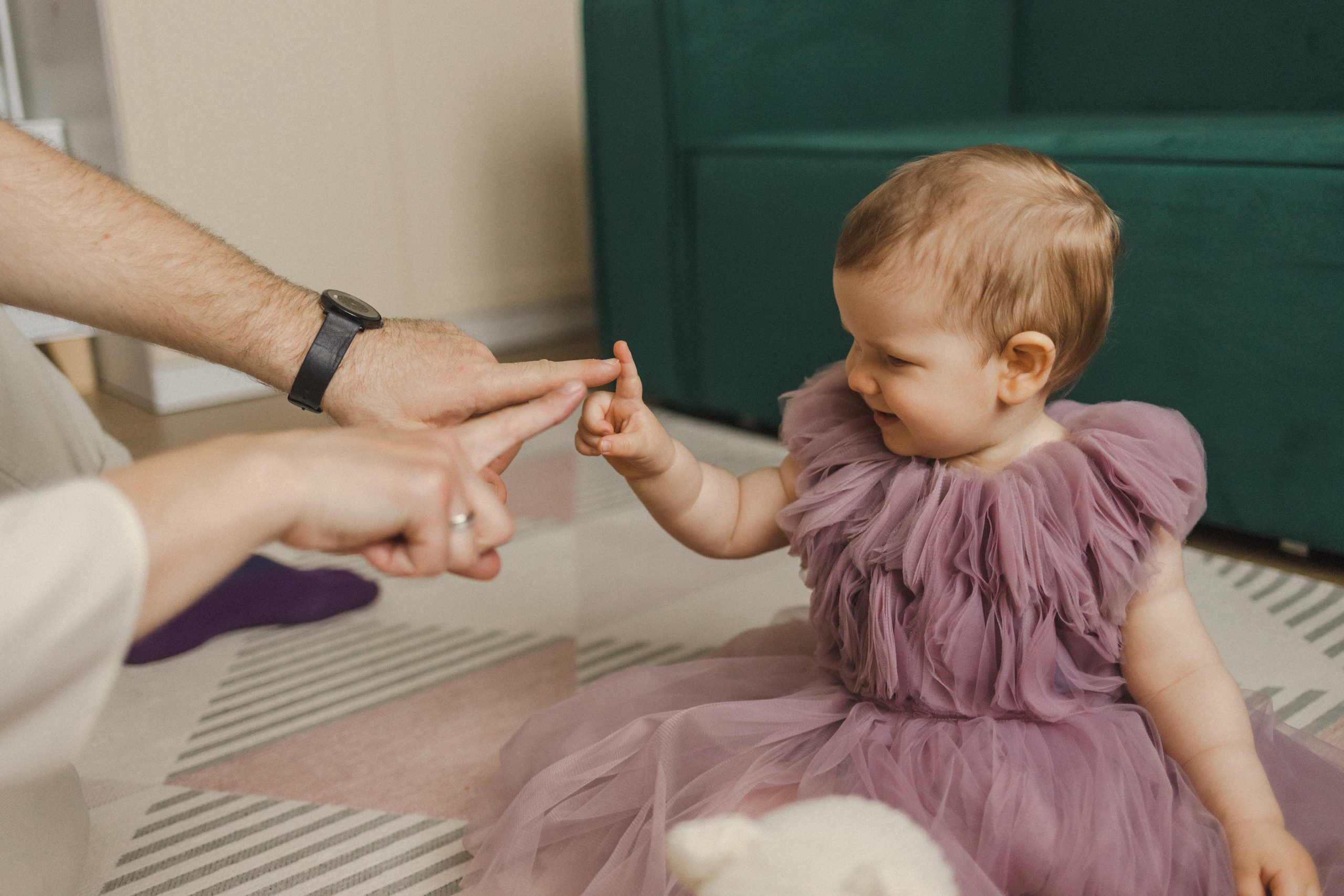 Аглае 1 годик. Семейный фотограф в Москве