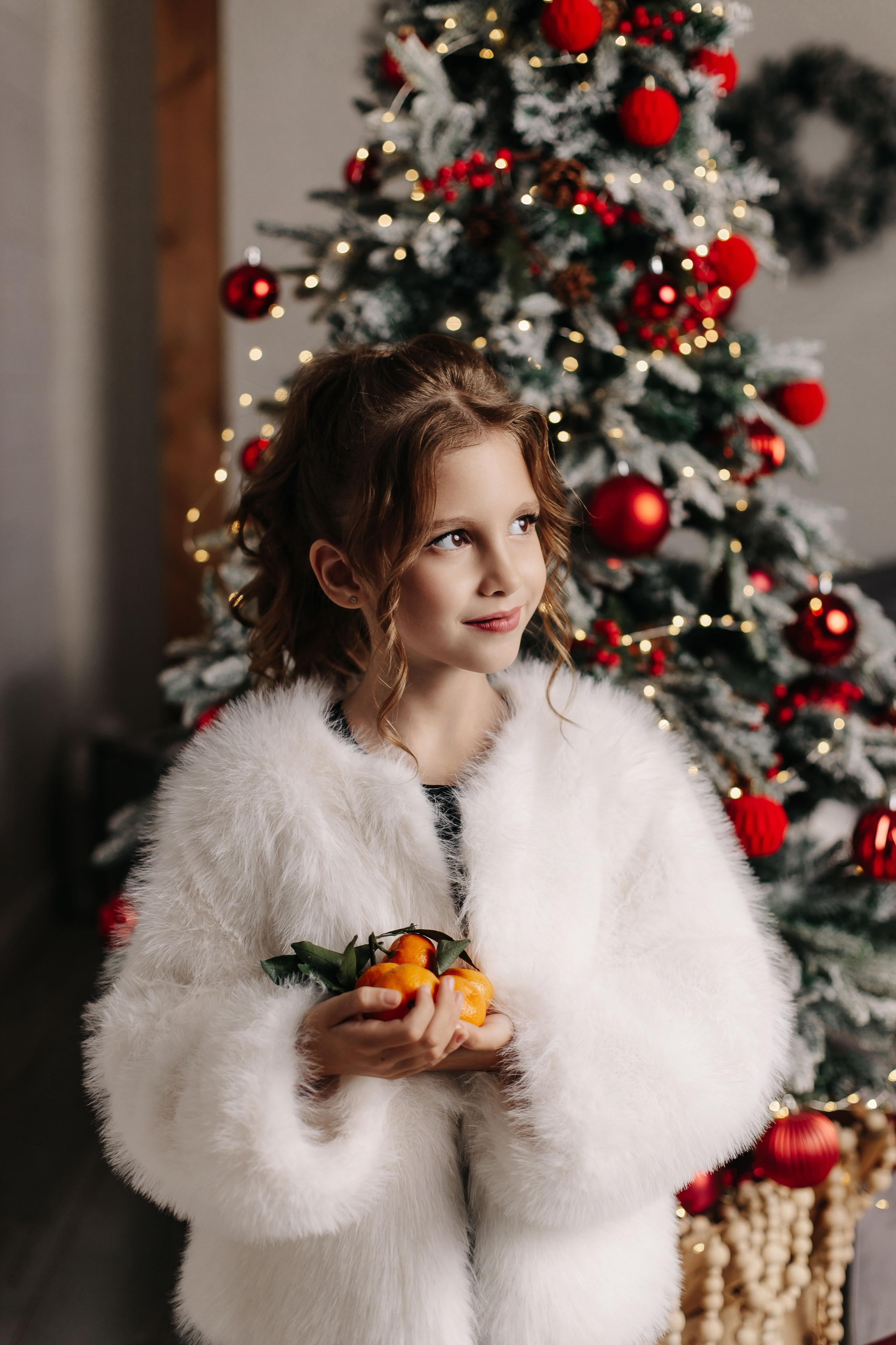 Новогодние портретики с Евой). Семейный и детский фотограф в Пскове и Санкт-Петербурге Яна Калинина