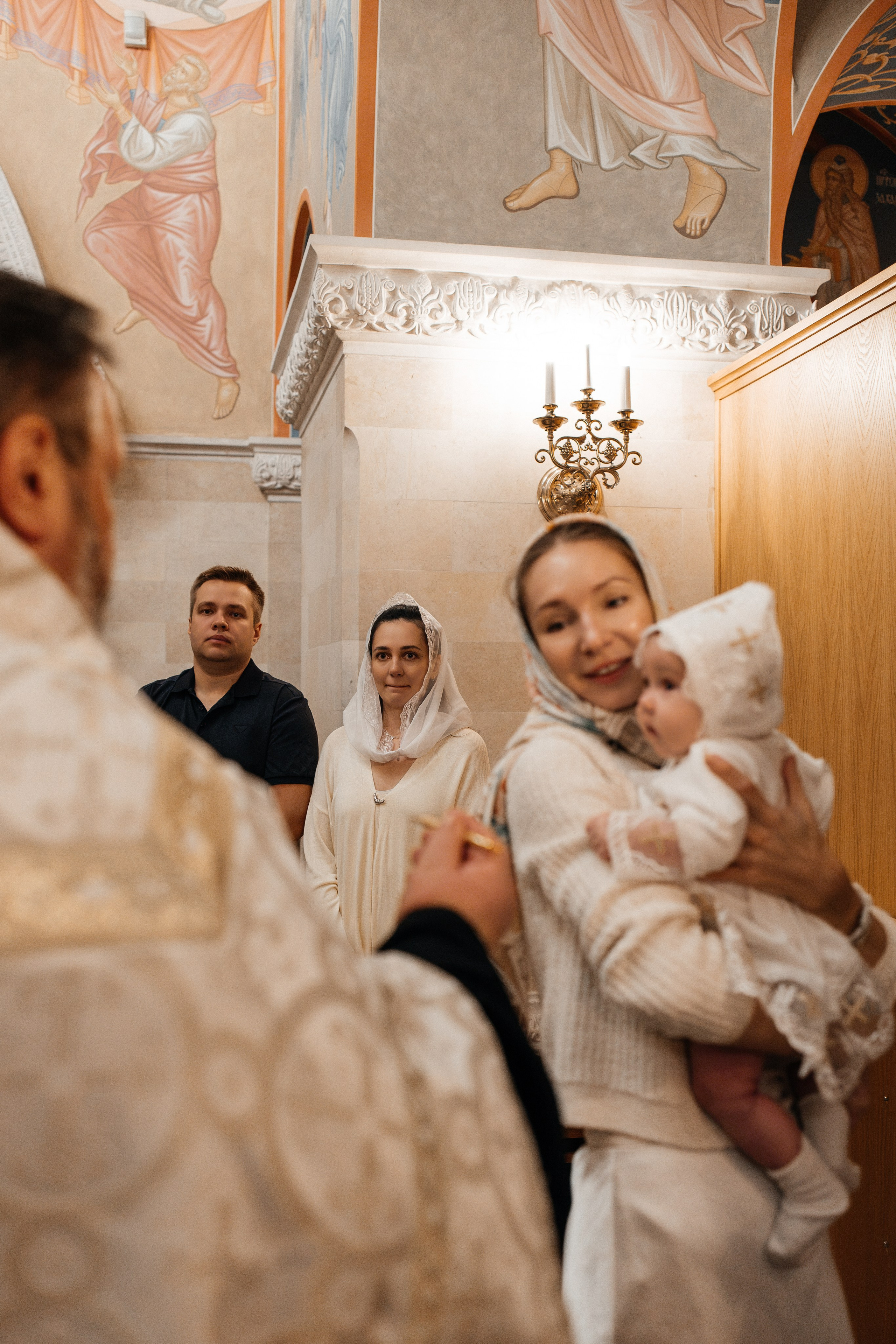 Крещение Анны. Семейный фотограф в Москве Алина Киблина