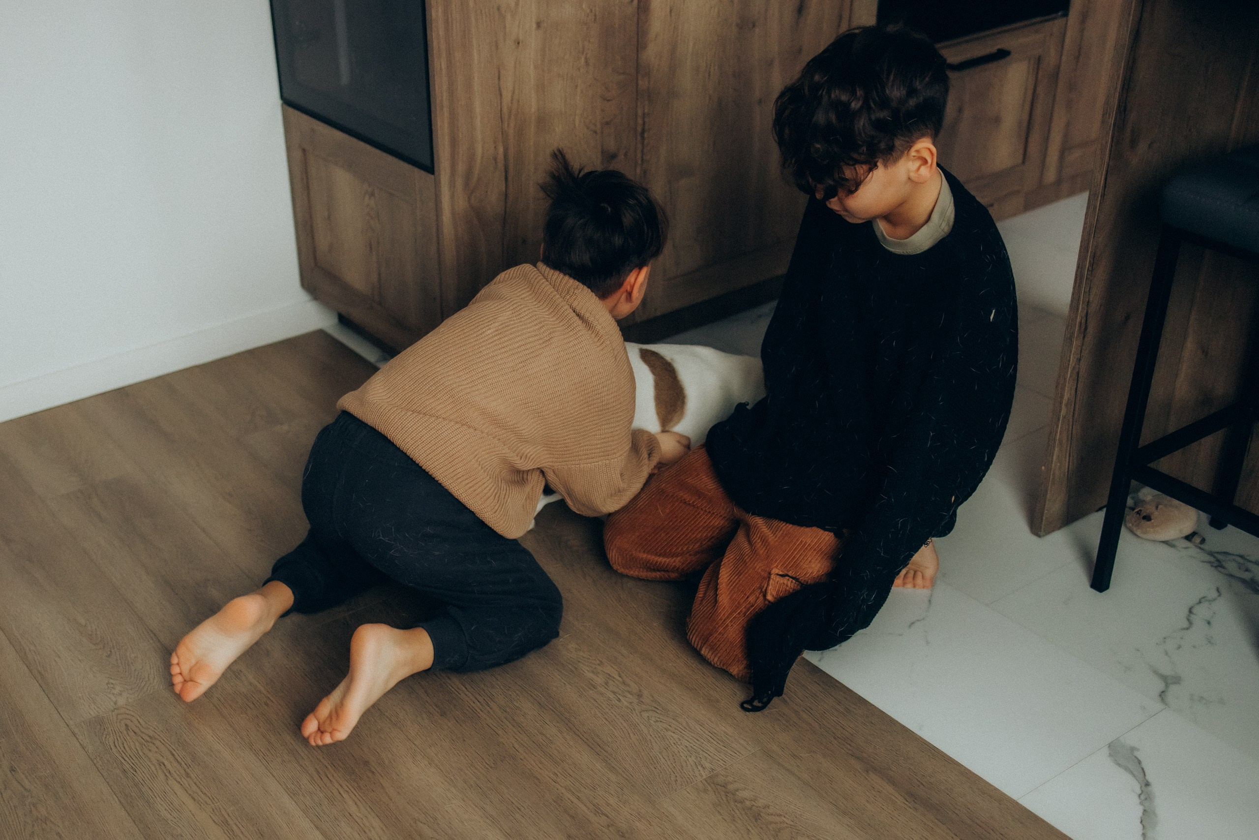 Руслан, Тимур и Луна. Семейный фотограф Москва