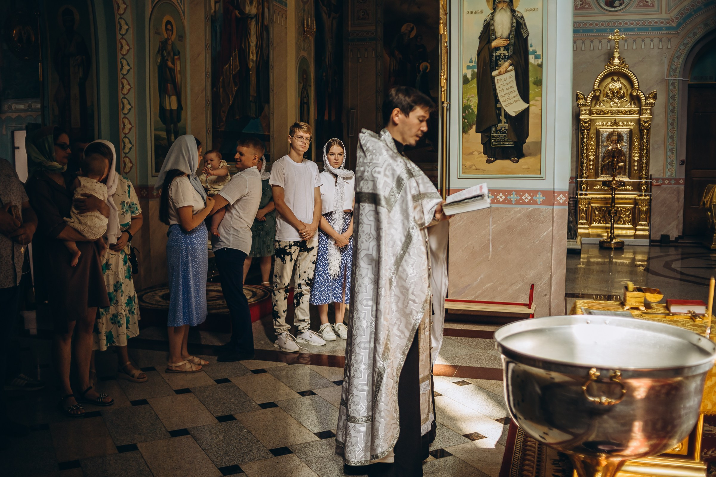 Крещение Надежды. Семейный фотограф в Волгодонске Краченцева Анна
