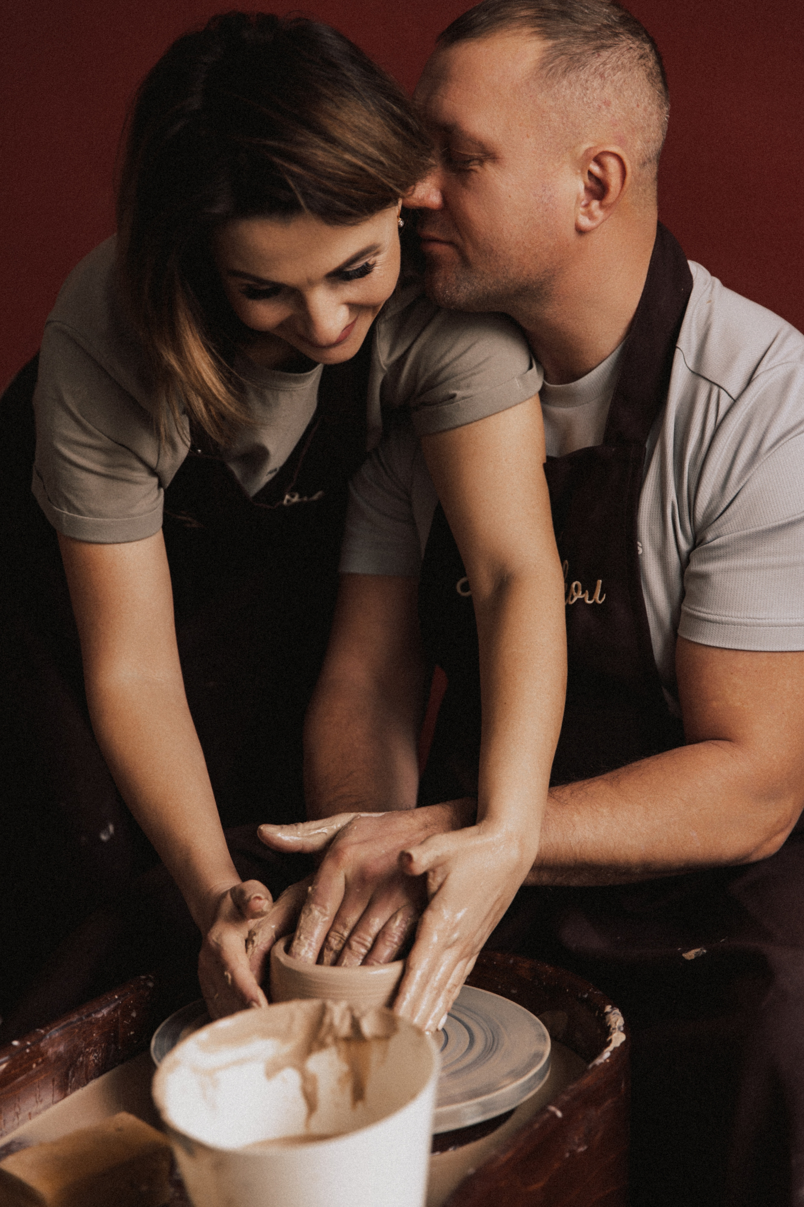 Настя и Рома. Свидание в гончарной мастерской. Свадебный и семейный фотограф Егорова Юлия